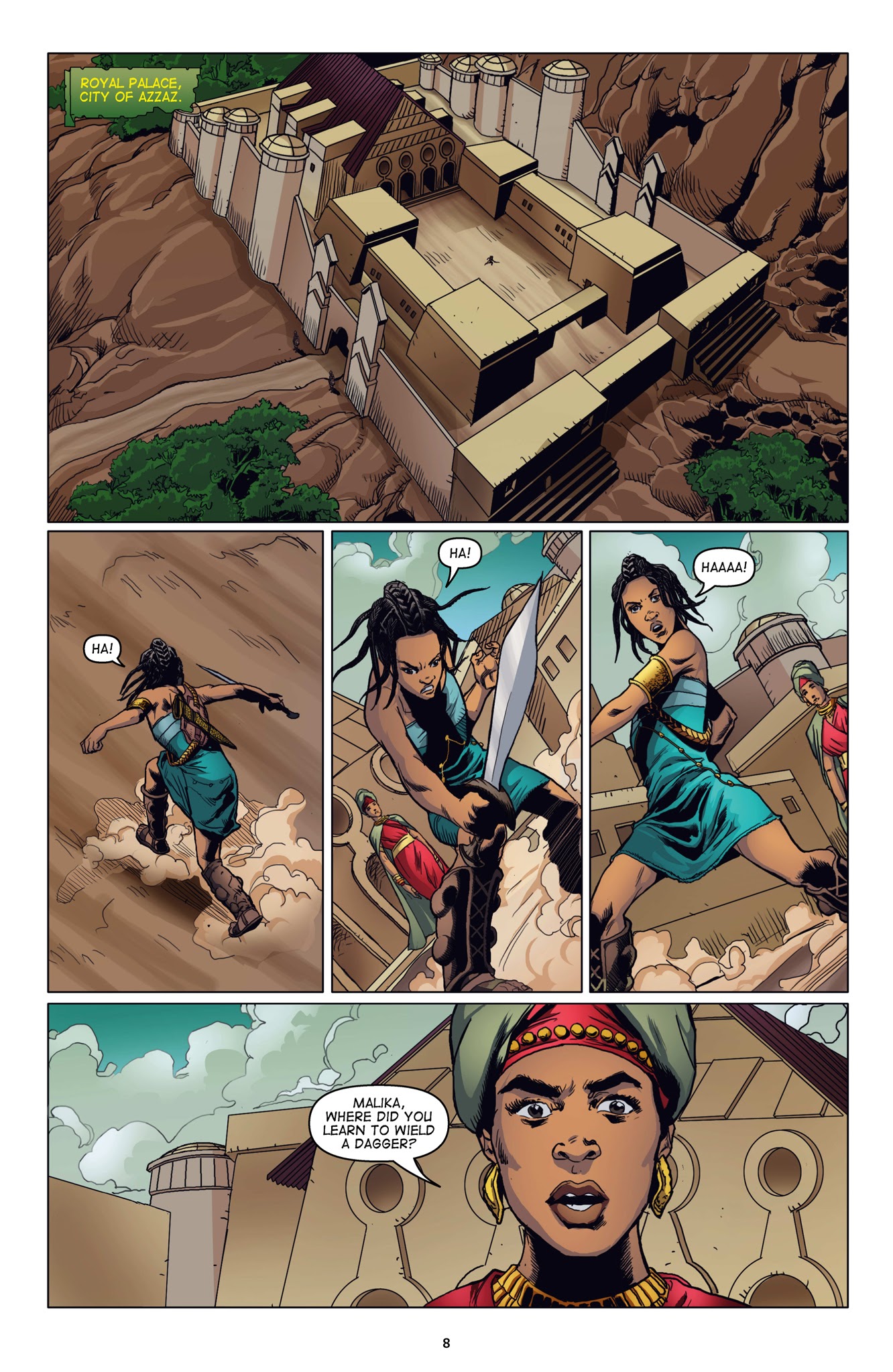 Read online Malika: Warrior Queen comic -  Issue # TPB 1 (Part 1) - 10