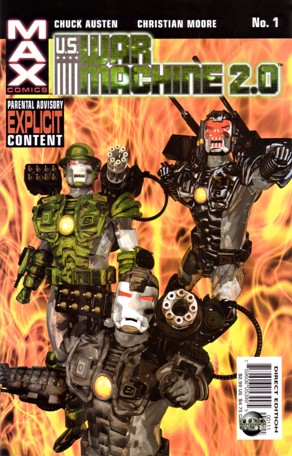 Read online U.S. War Machine 2.0 comic -  Issue #1 - 1