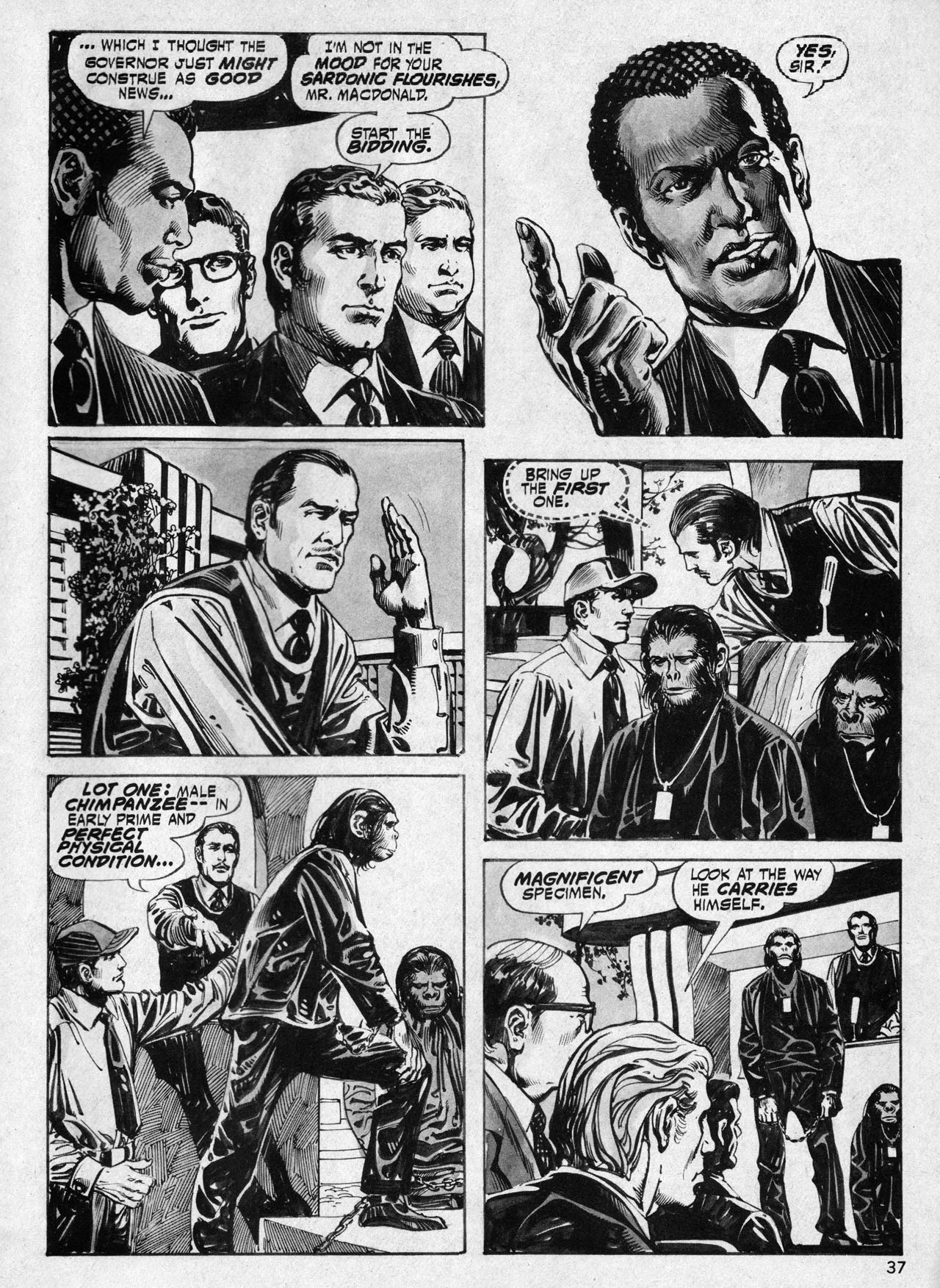 Read online Planet of the Apes comic -  Issue #18 - 36