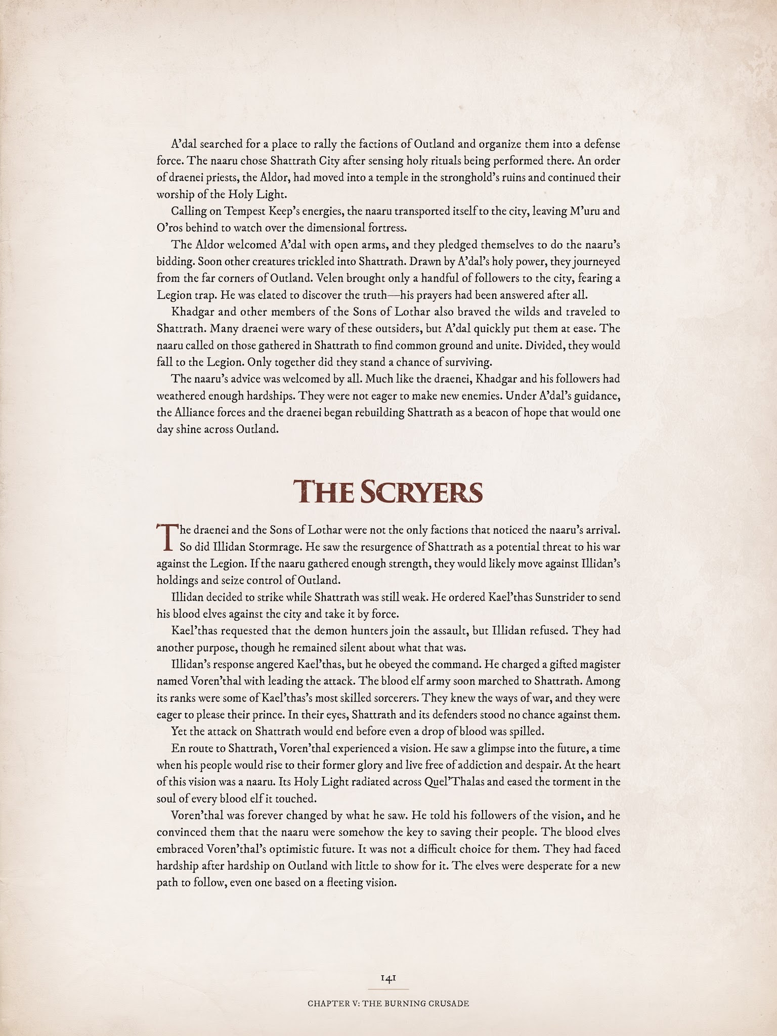 Read online World of Warcraft Chronicle Vol. 3 comic -  Issue # Full - 135