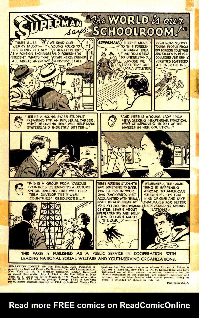 Read online Sensation (Mystery) Comics comic -  Issue #106 - 2