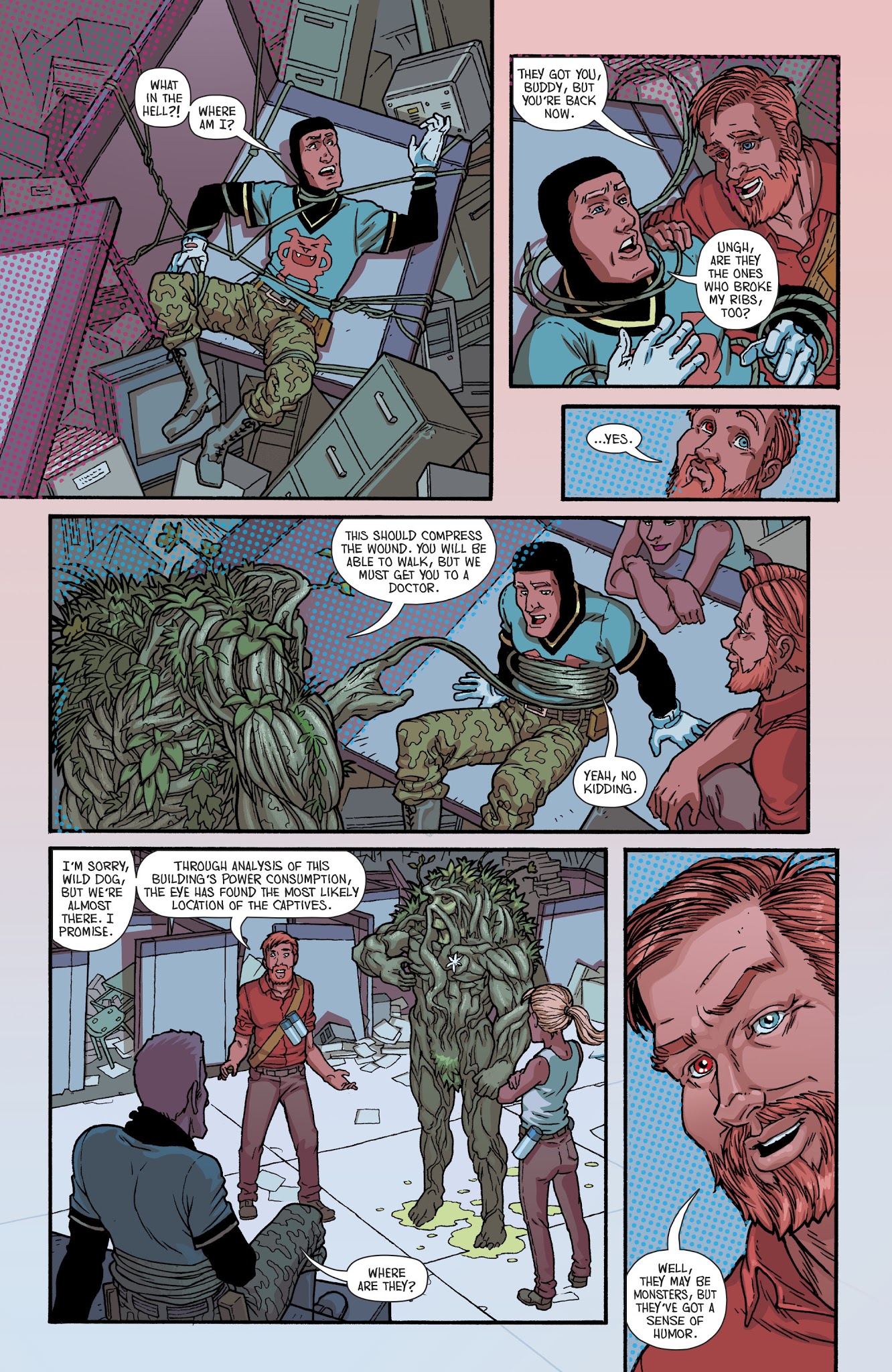 Read online Cave Carson Has a Cybernetic Eye/Swamp Thing Special comic -  Issue # Full - 28