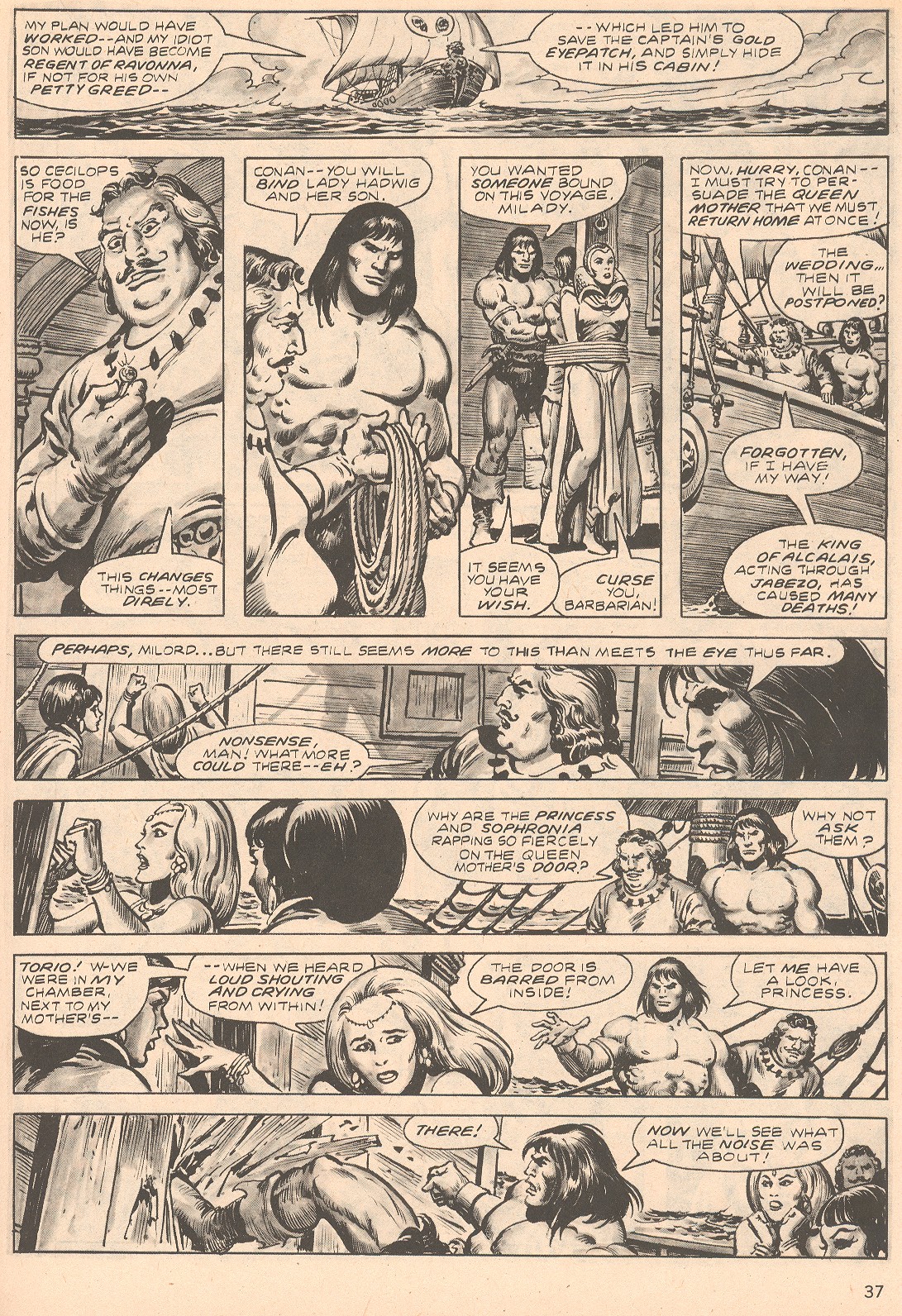 Read online The Savage Sword Of Conan comic -  Issue #66 - 37