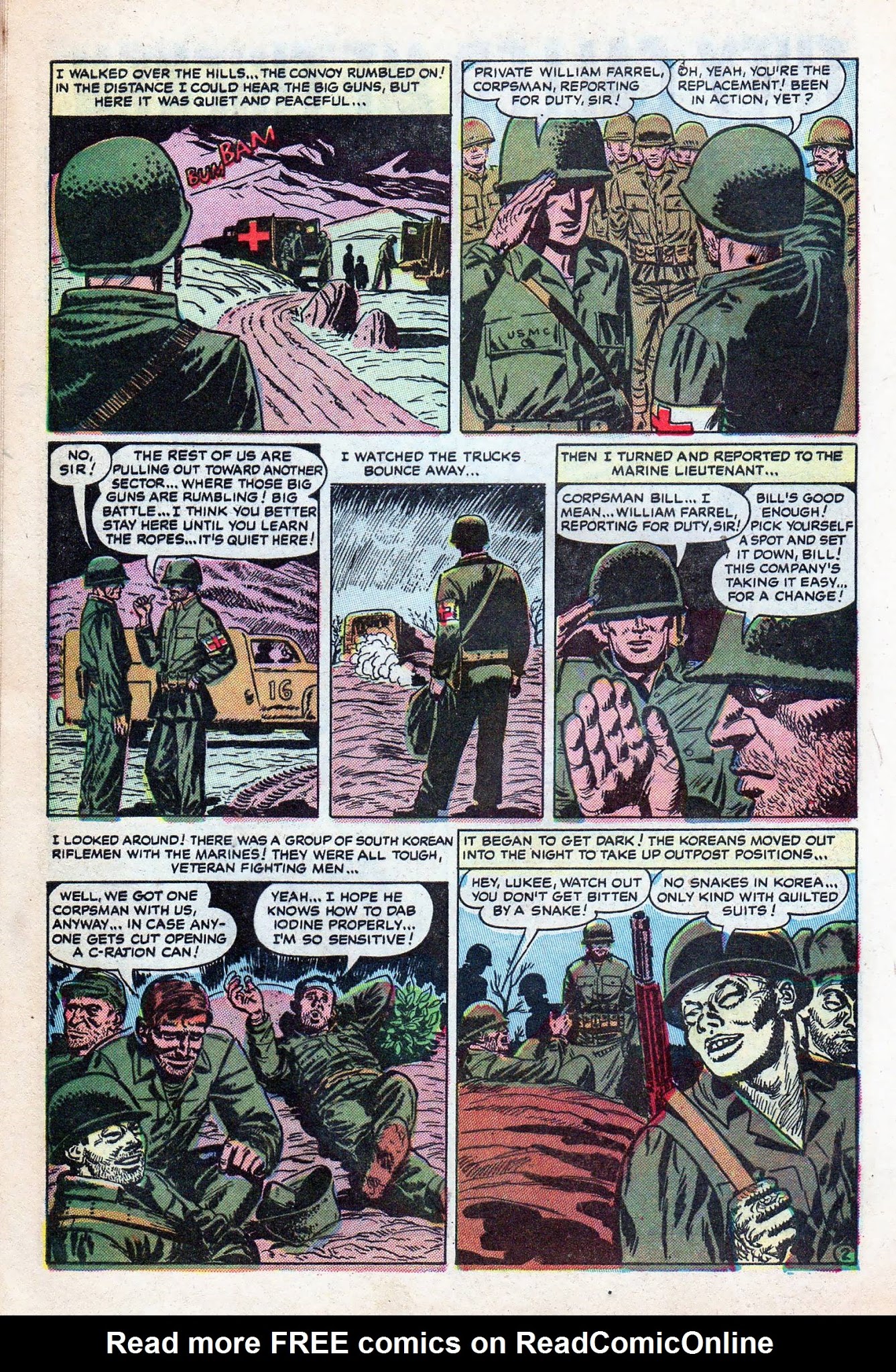 Read online War Comics comic -  Issue #20 - 28