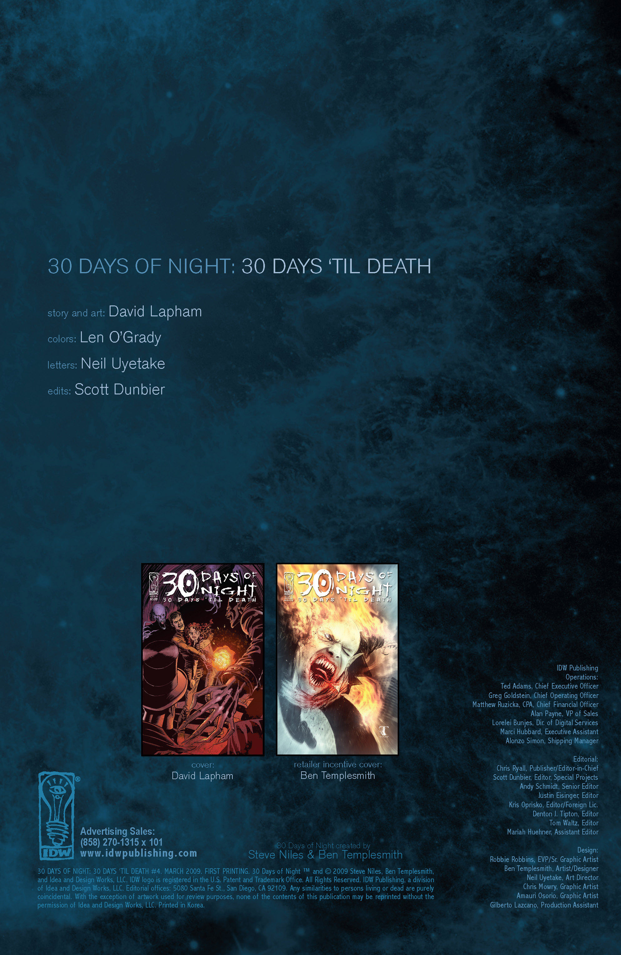 30 Days of Night: 30 Days 'til Death Issue #4 #4 - English 3