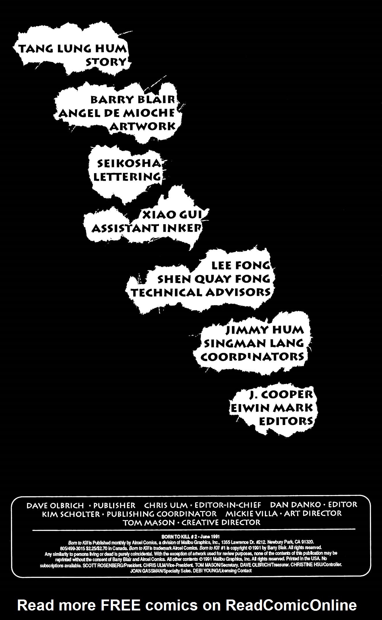 Read online Born to Kill comic -  Issue #2 - 2