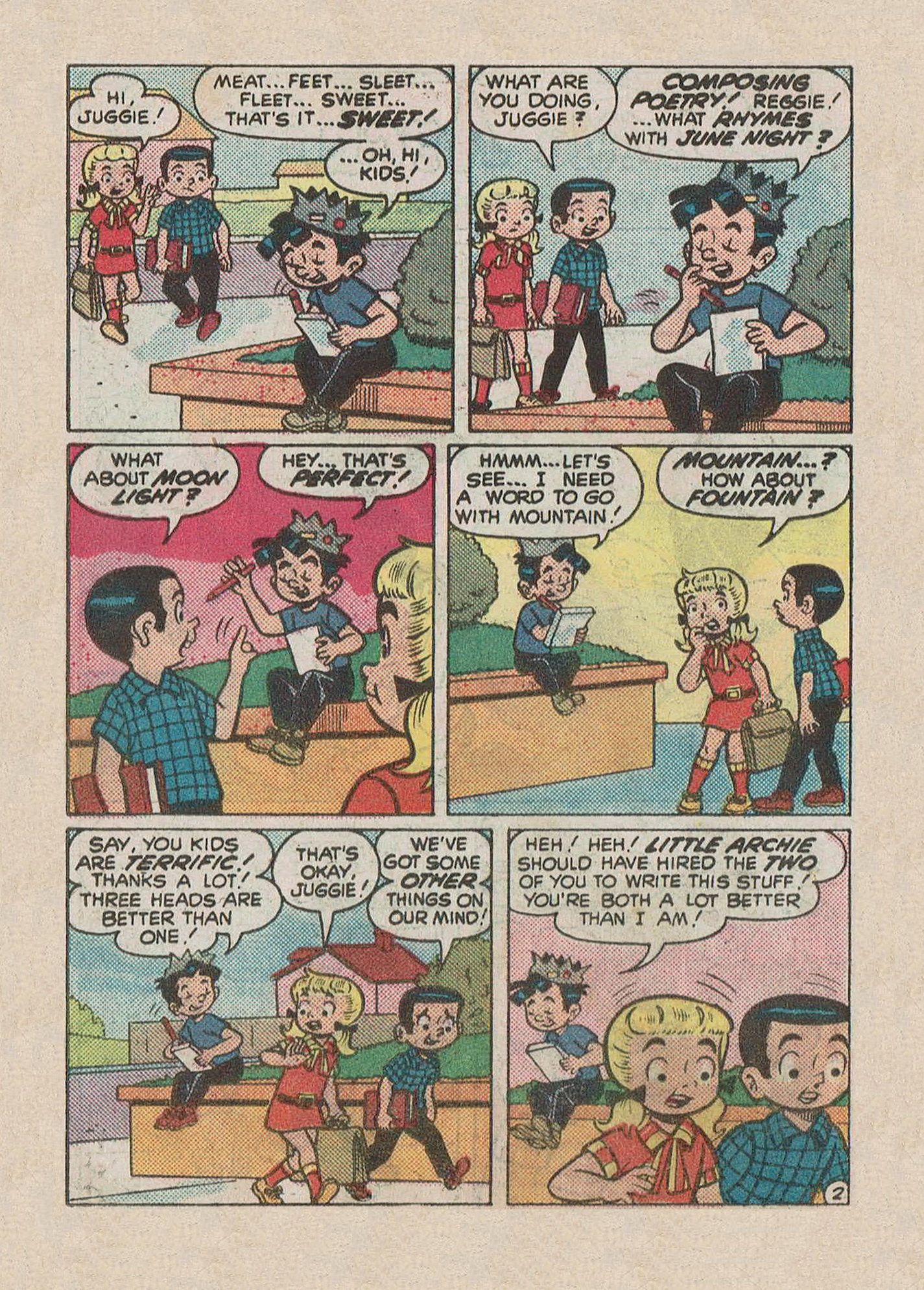 Read online Little Archie Comics Digest Magazine comic -  Issue #25 - 30