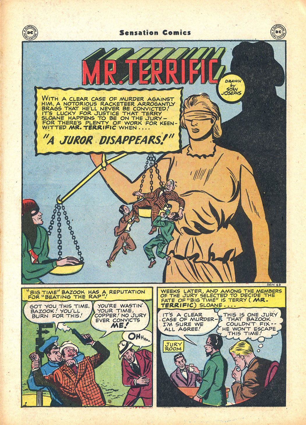 Read online Sensation (Mystery) Comics comic -  Issue #63 - 32