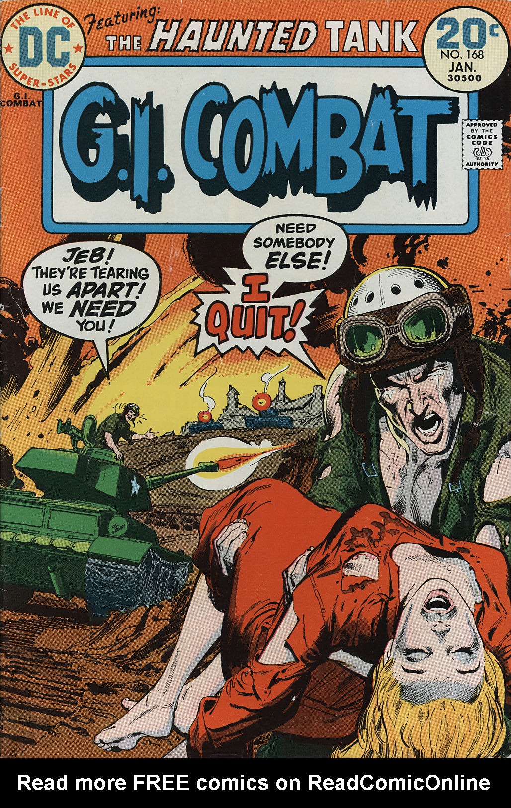 Read online G.I. Combat (1952) comic -  Issue #168 - 1