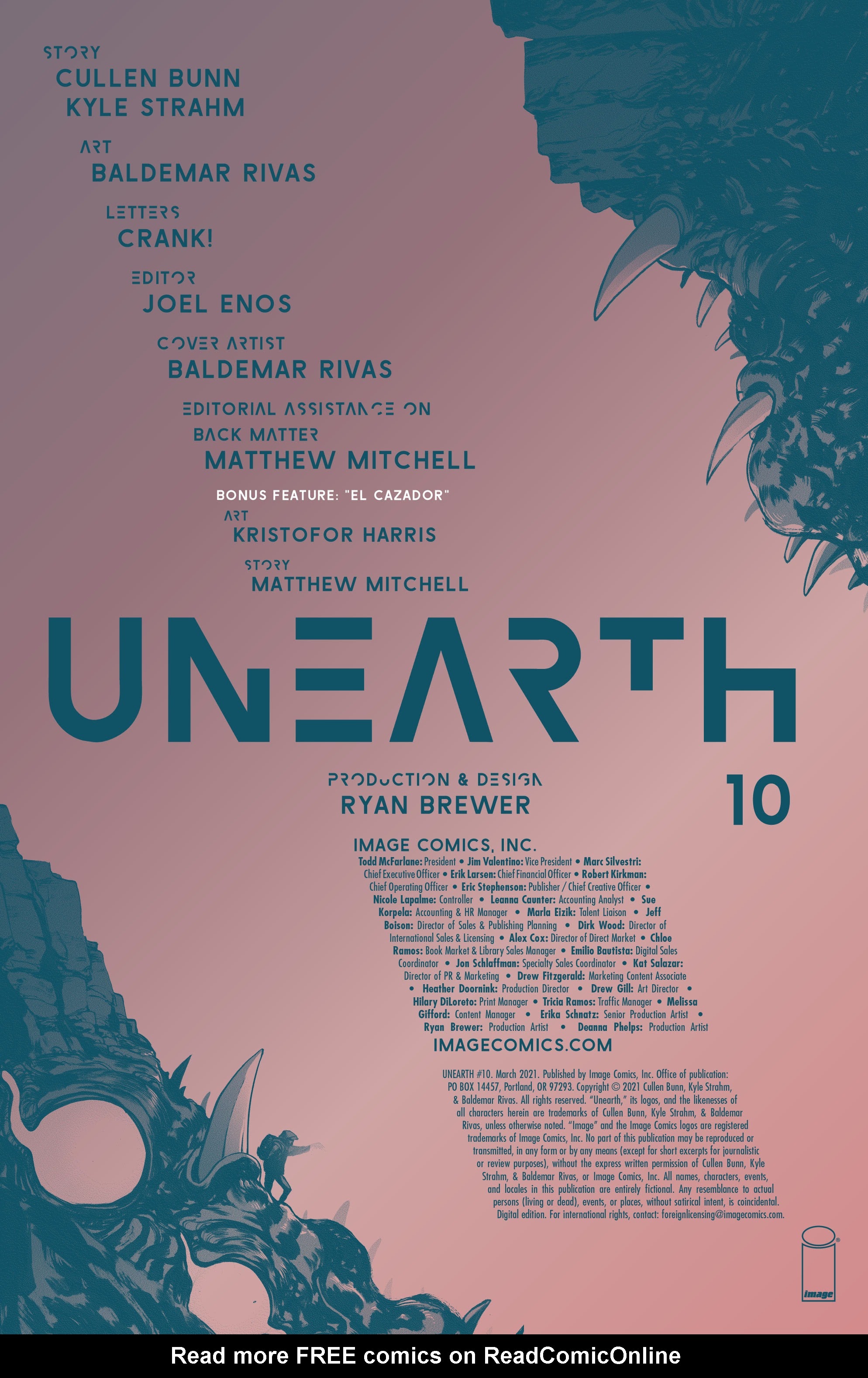 Read online Unearth comic -  Issue #10 - 3