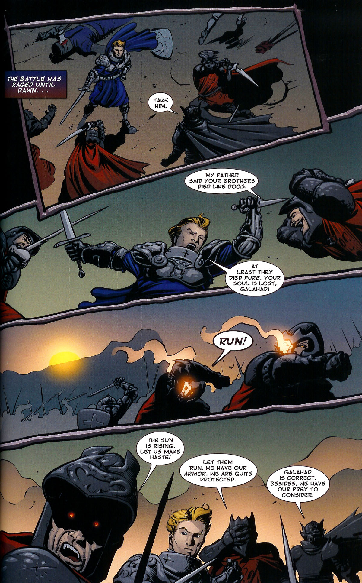 Read online Dracula vs King Arthur comic -  Issue #4 - 43