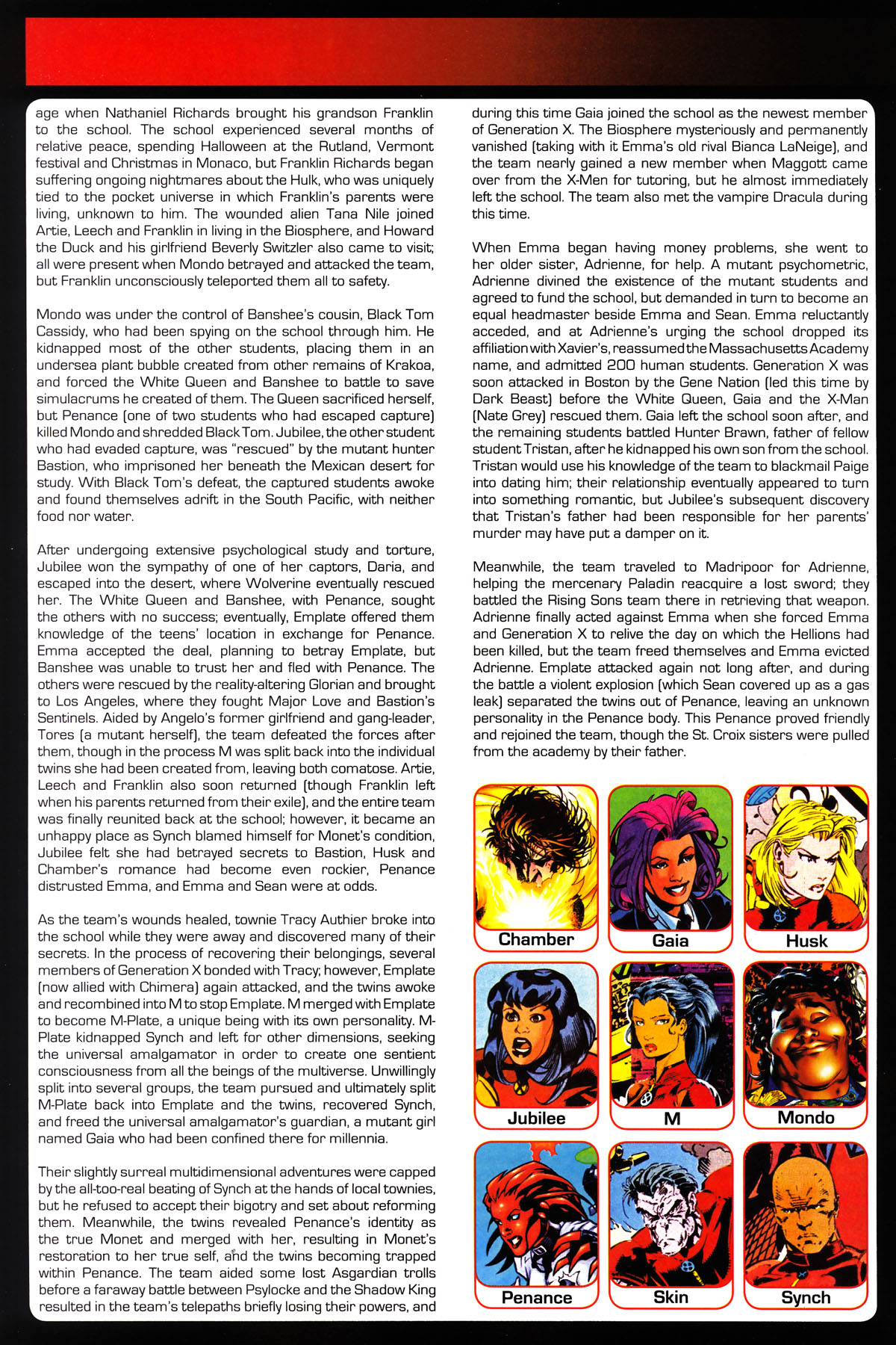 Read online Marvel Legacy:  The 1990's Handbook comic -  Issue # Full - 18