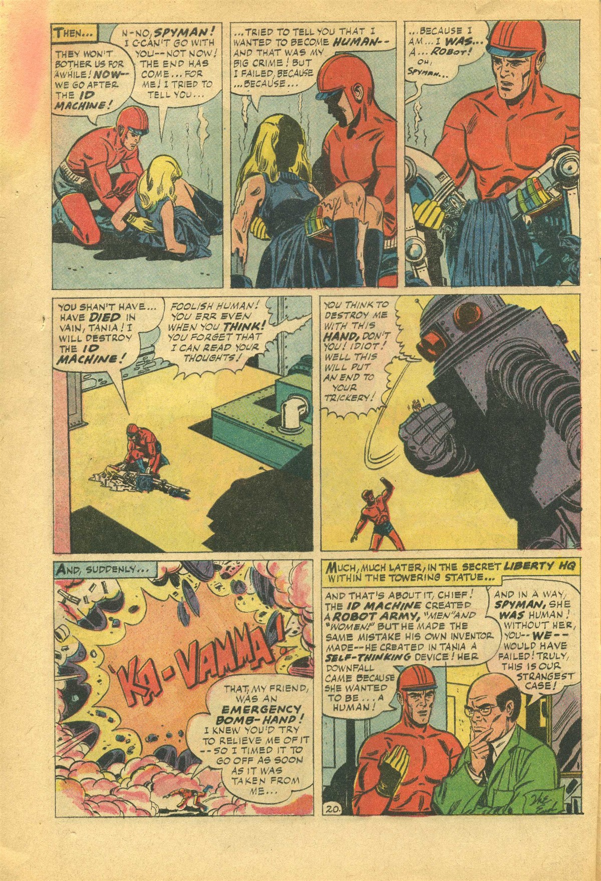 Read online Spyman comic -  Issue #3 - 32
