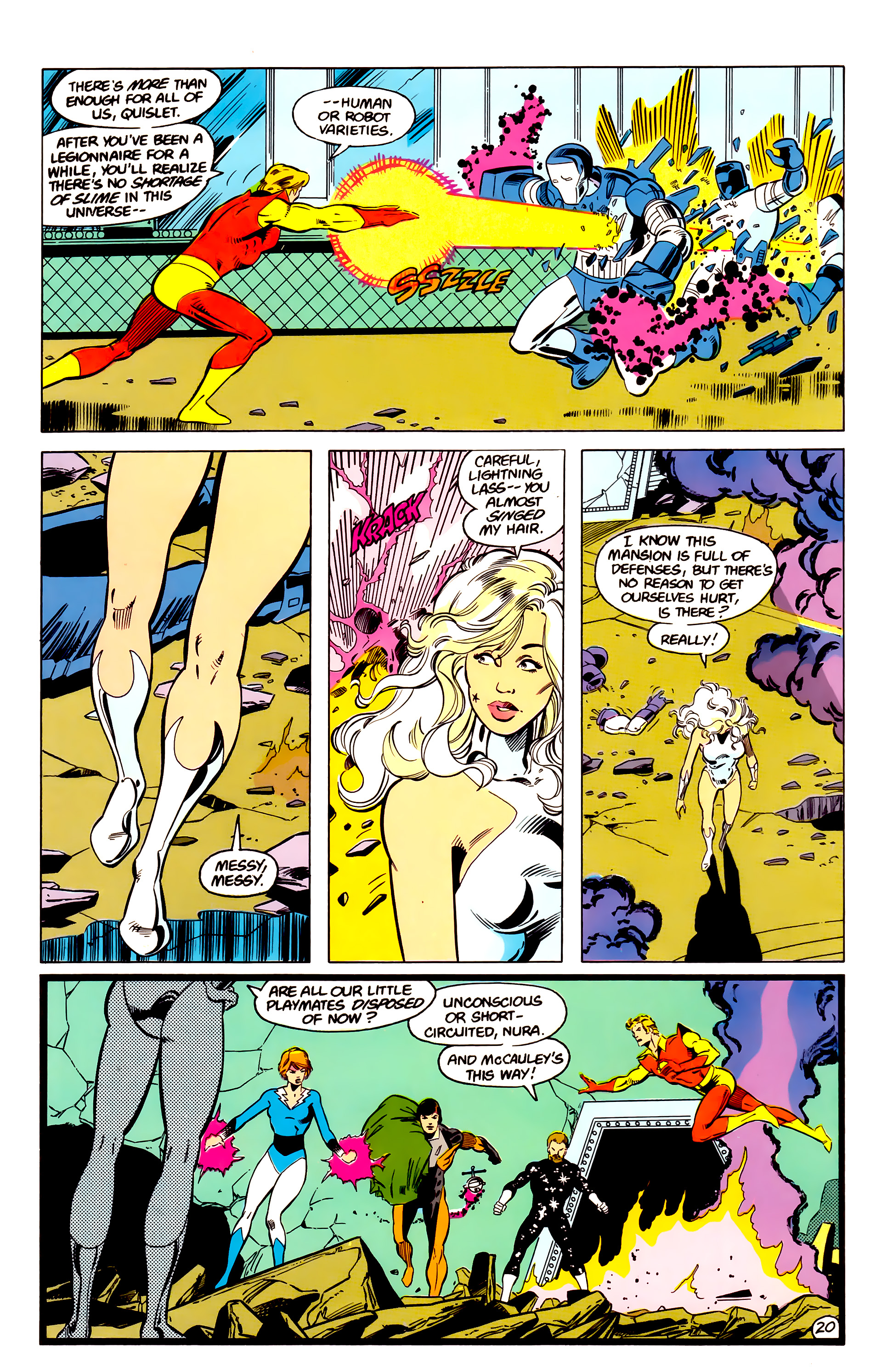 Legion of Super-Heroes (1984) 17 Page 21