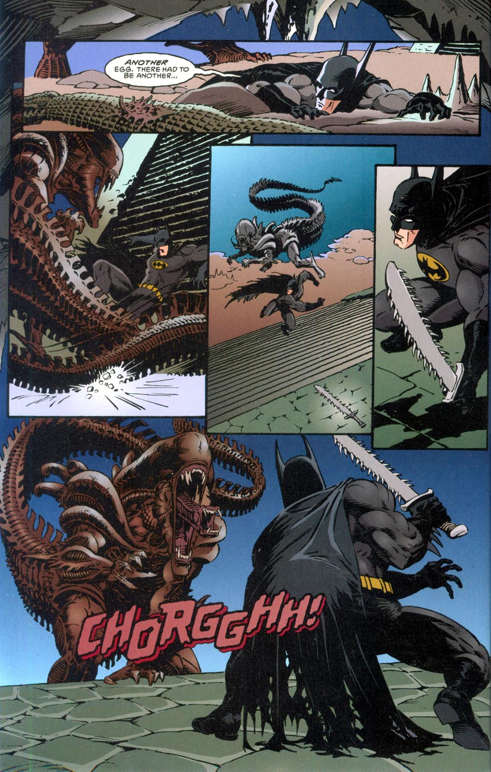 Read online Batman/Aliens comic -  Issue #2 - 36