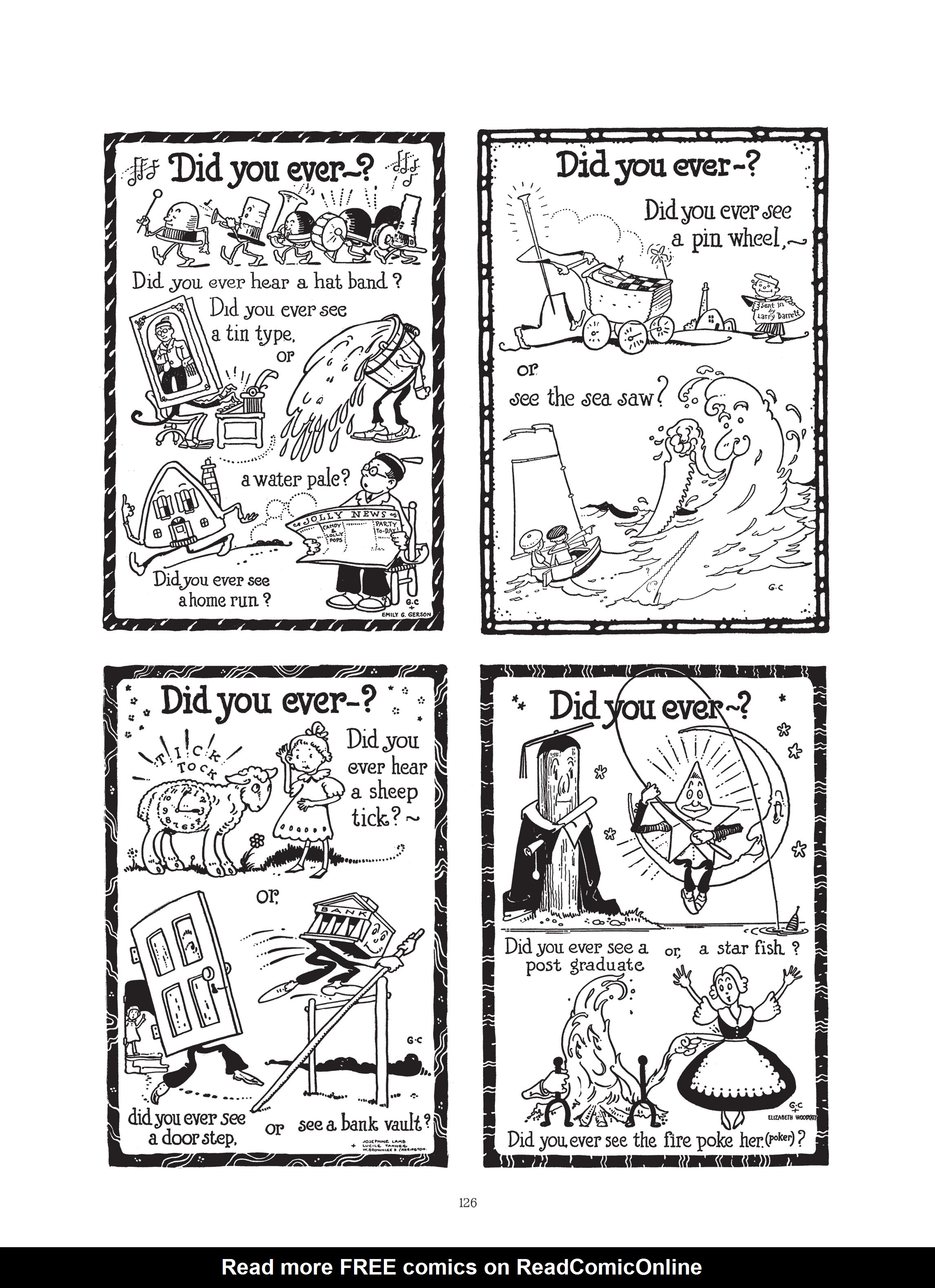 Read online Perfect Nonsense: The Chaotic Comics and Goofy Games of George Carlson comic -  Issue # TPB (Part 2) - 30