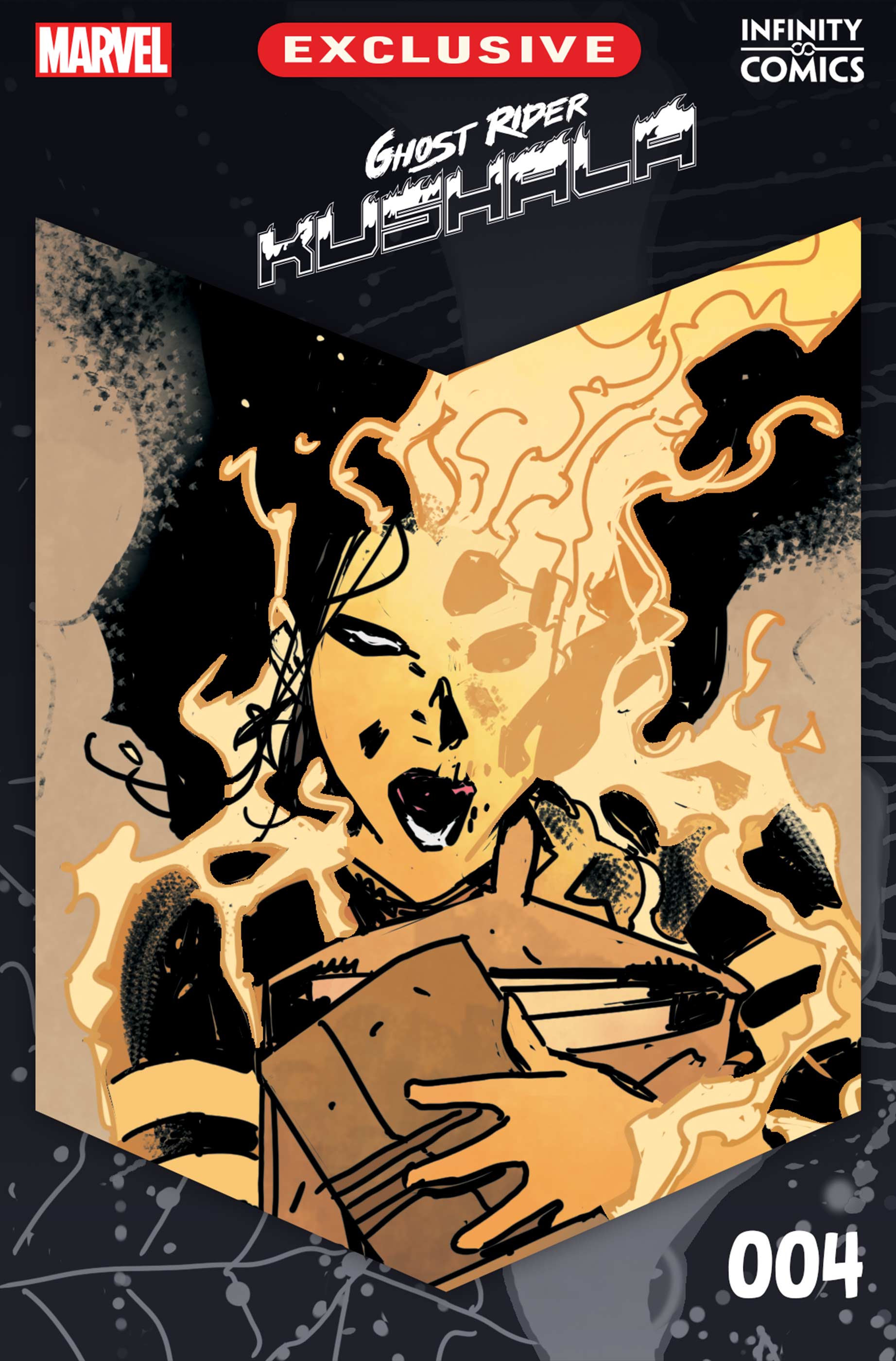 Read online Ghost Rider: Kushala Infinity Comic comic -  Issue #4 - 1