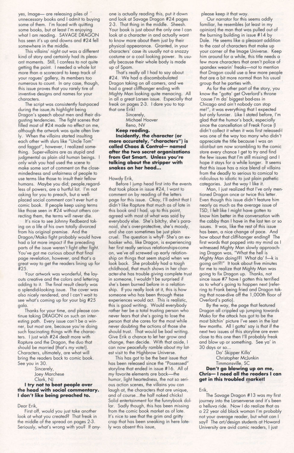 Read online The Savage Dragon (1993) comic -  Issue #26 - 31