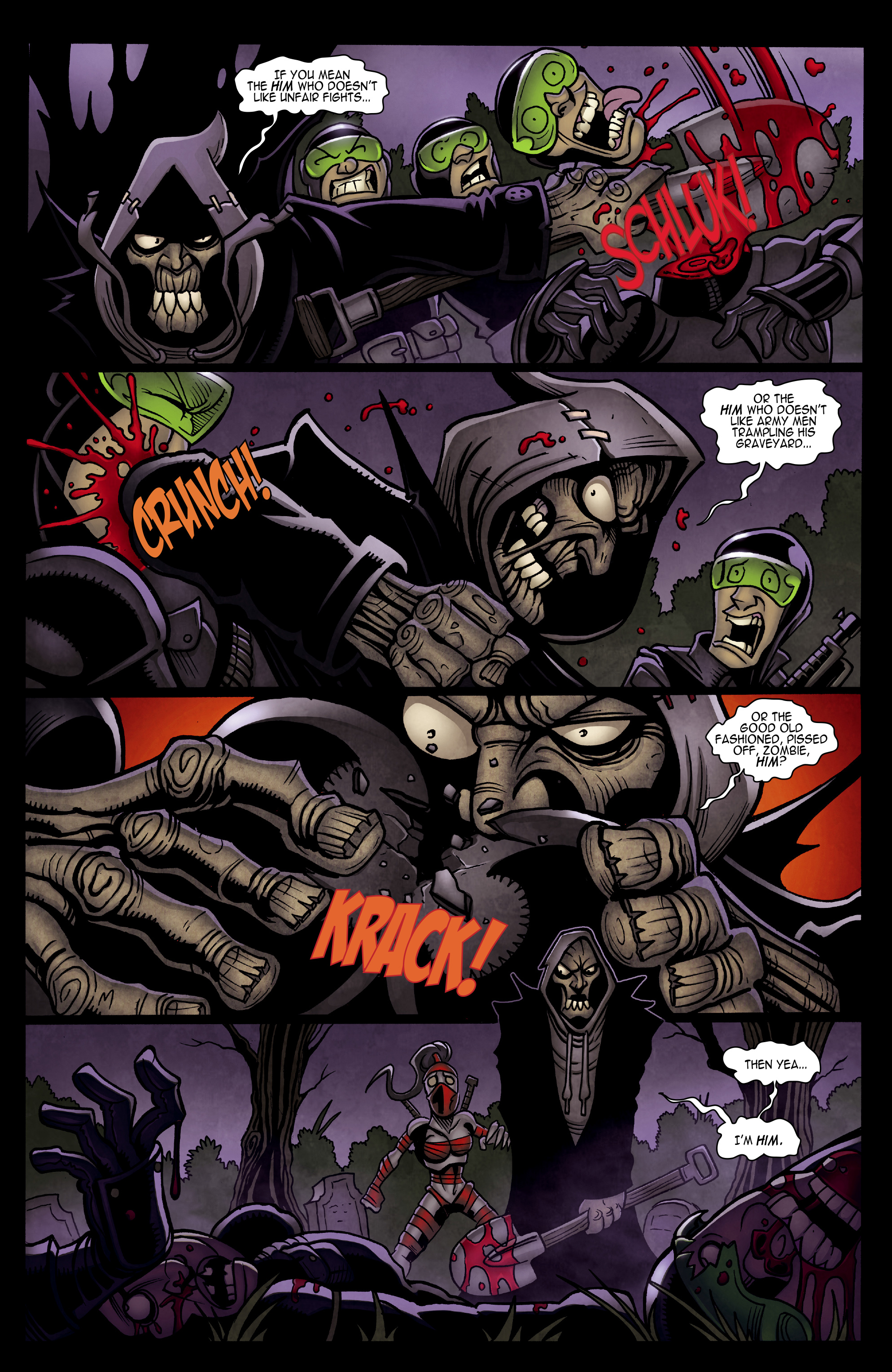 Read online The Living Corpse: Exhumed comic -  Issue #4 - 10