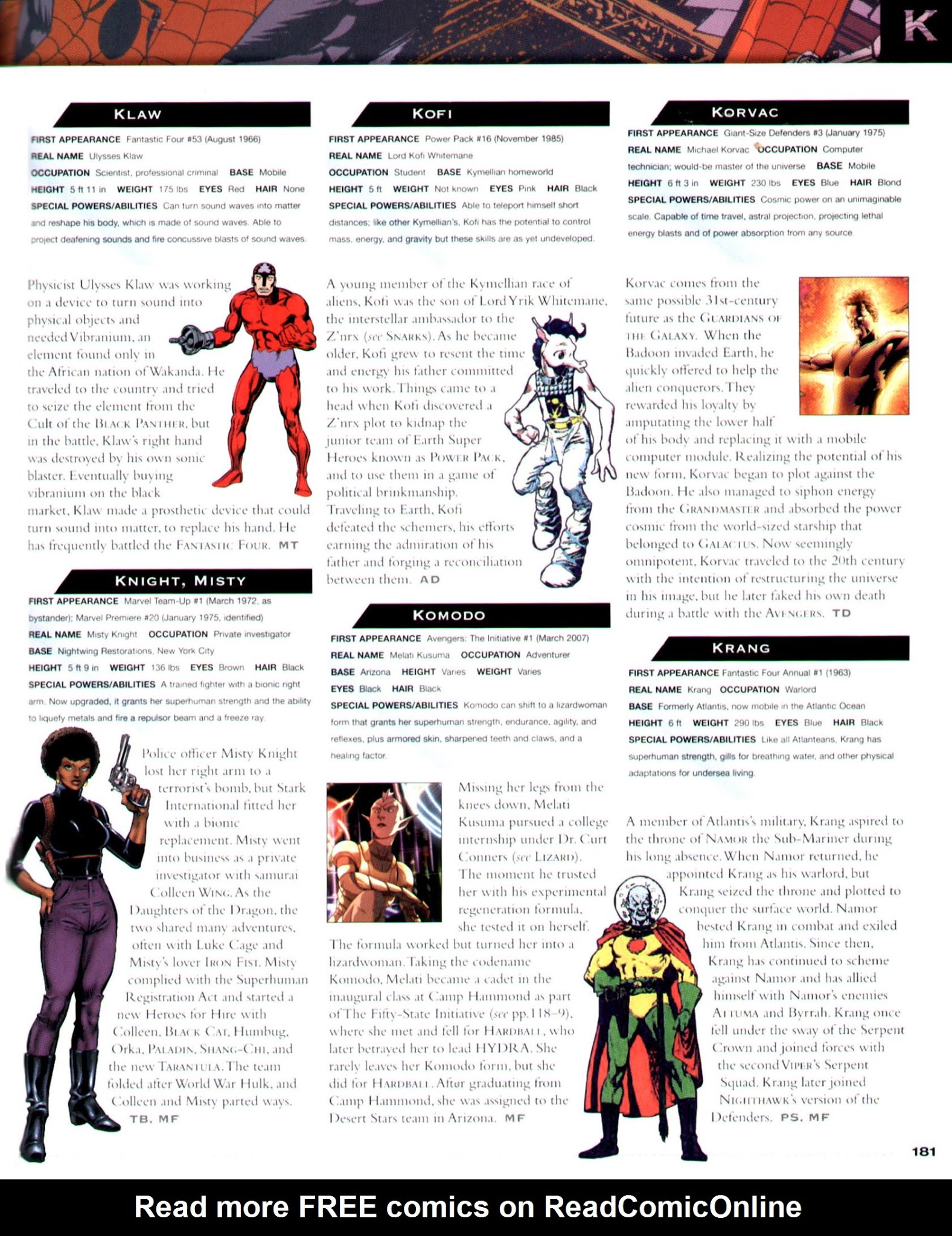 Read online The Marvel Encyclopedia comic -  Issue # TPB 2 (Part 2) - 66