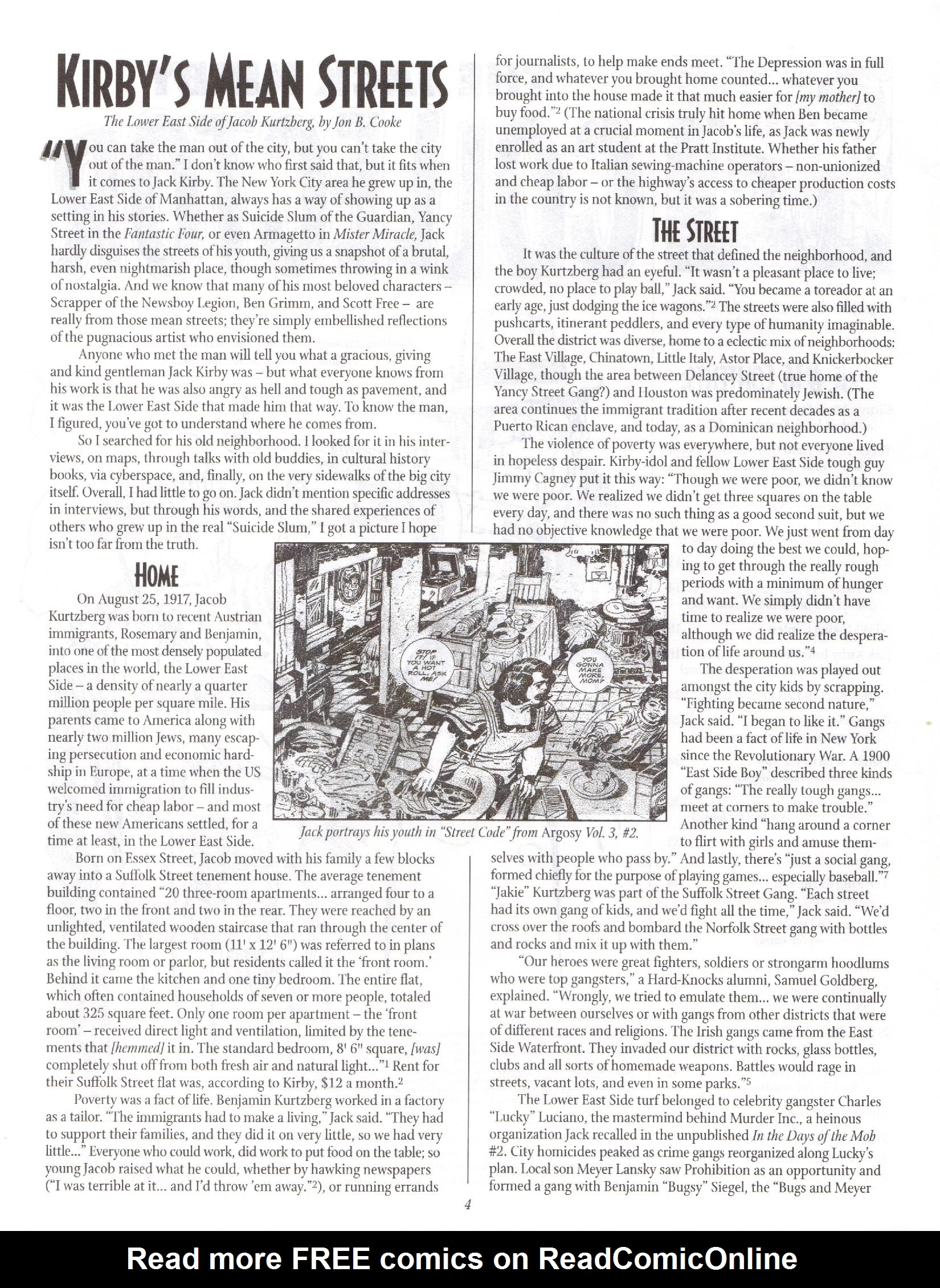 Read online The Jack Kirby Collector comic -  Issue #16 - 4