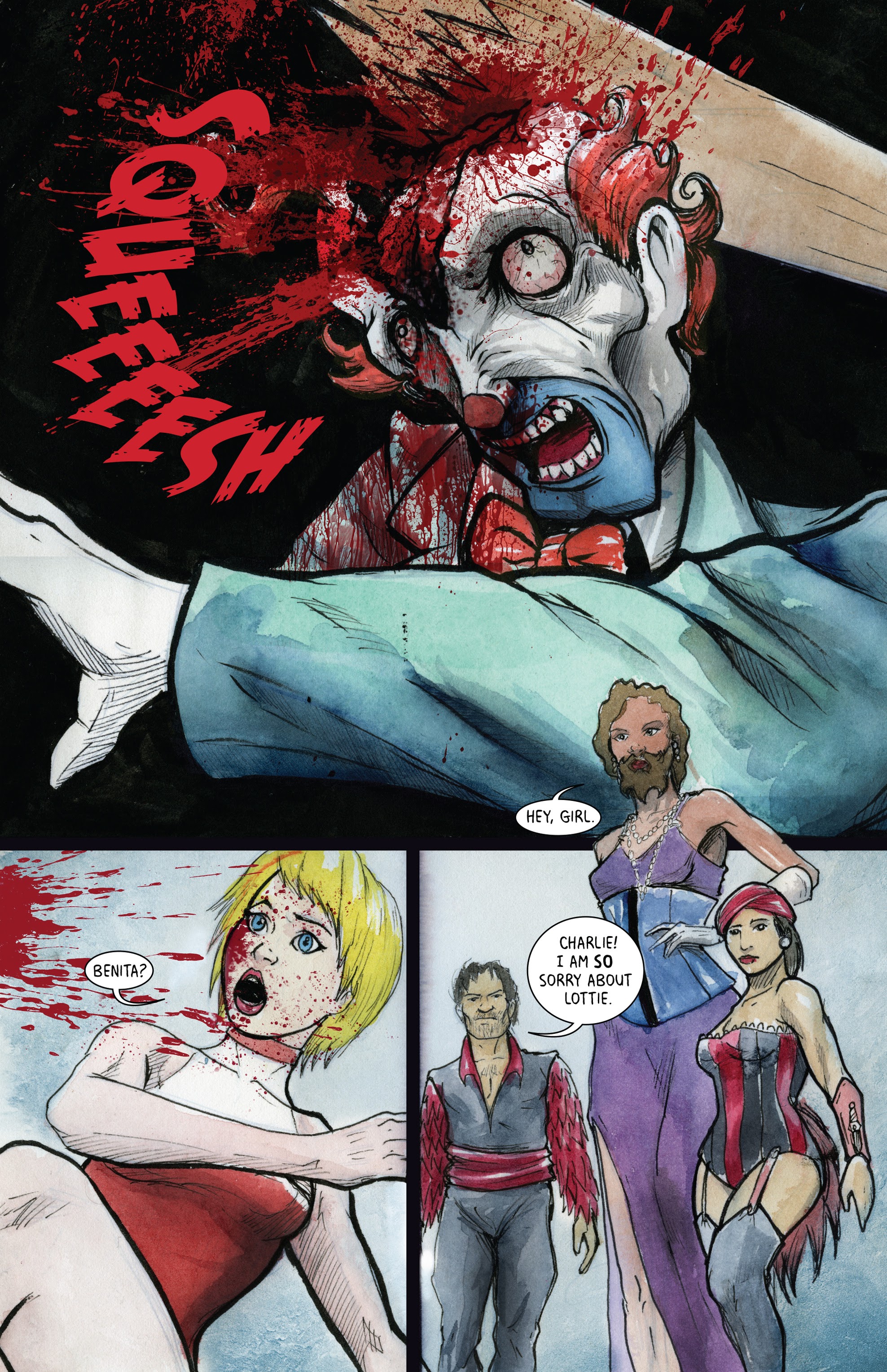Read online Made Up: Zombie Clown Circus comic -  Issue # Full - 28