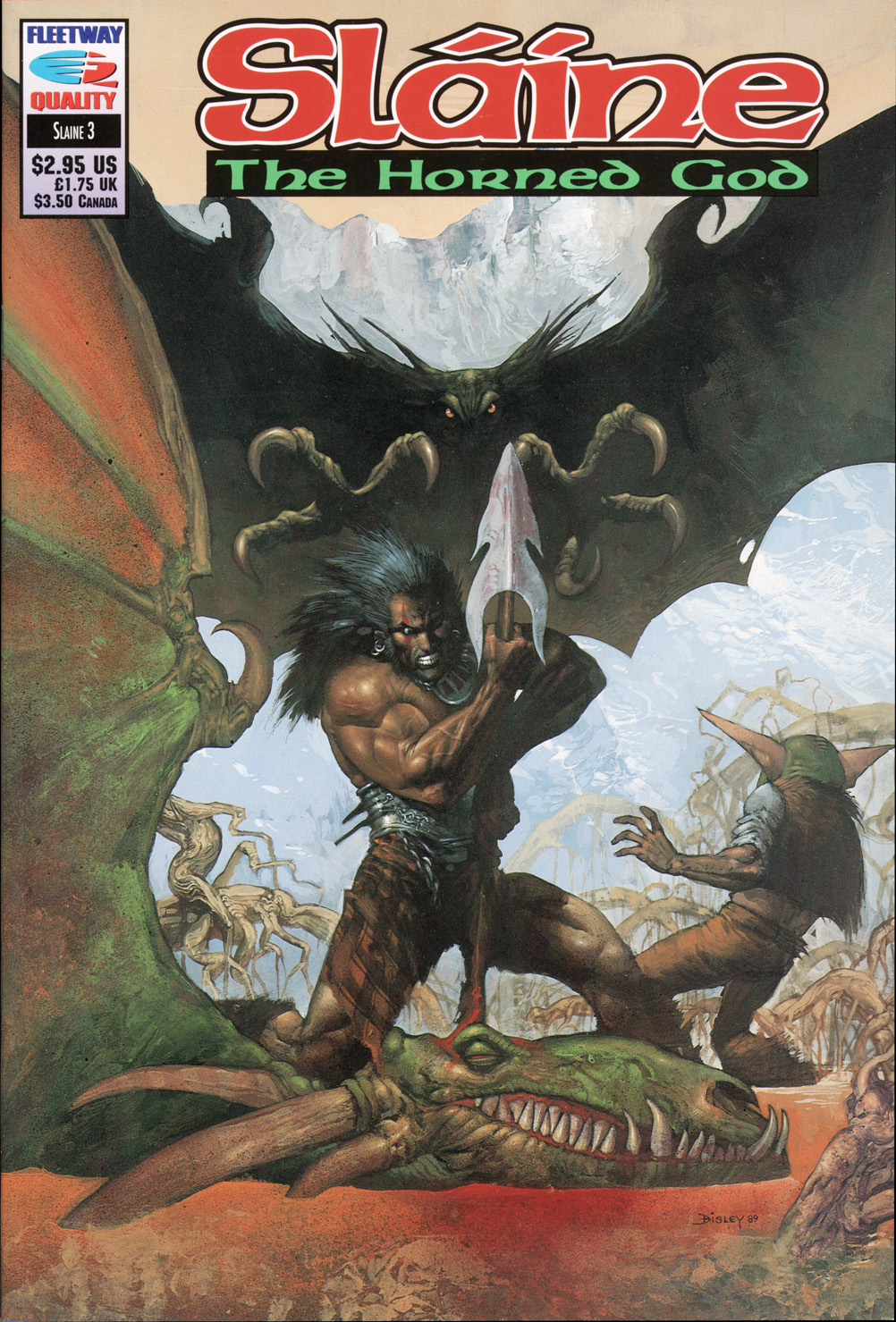 Read online Slaine: The Horned God (1993) comic -  Issue #3 - 1