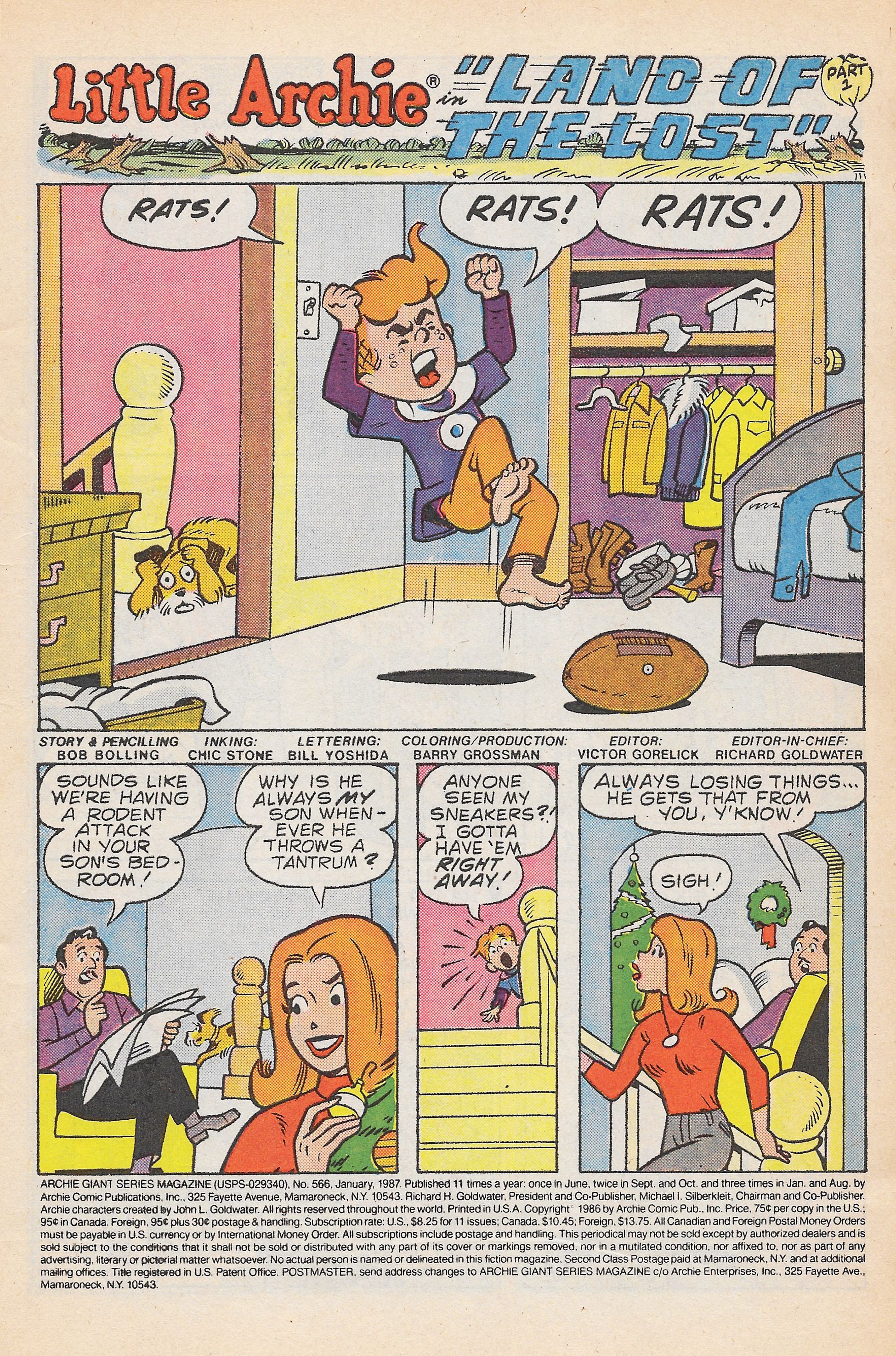 Read online Archie Giant Series Magazine comic -  Issue #566 - 3