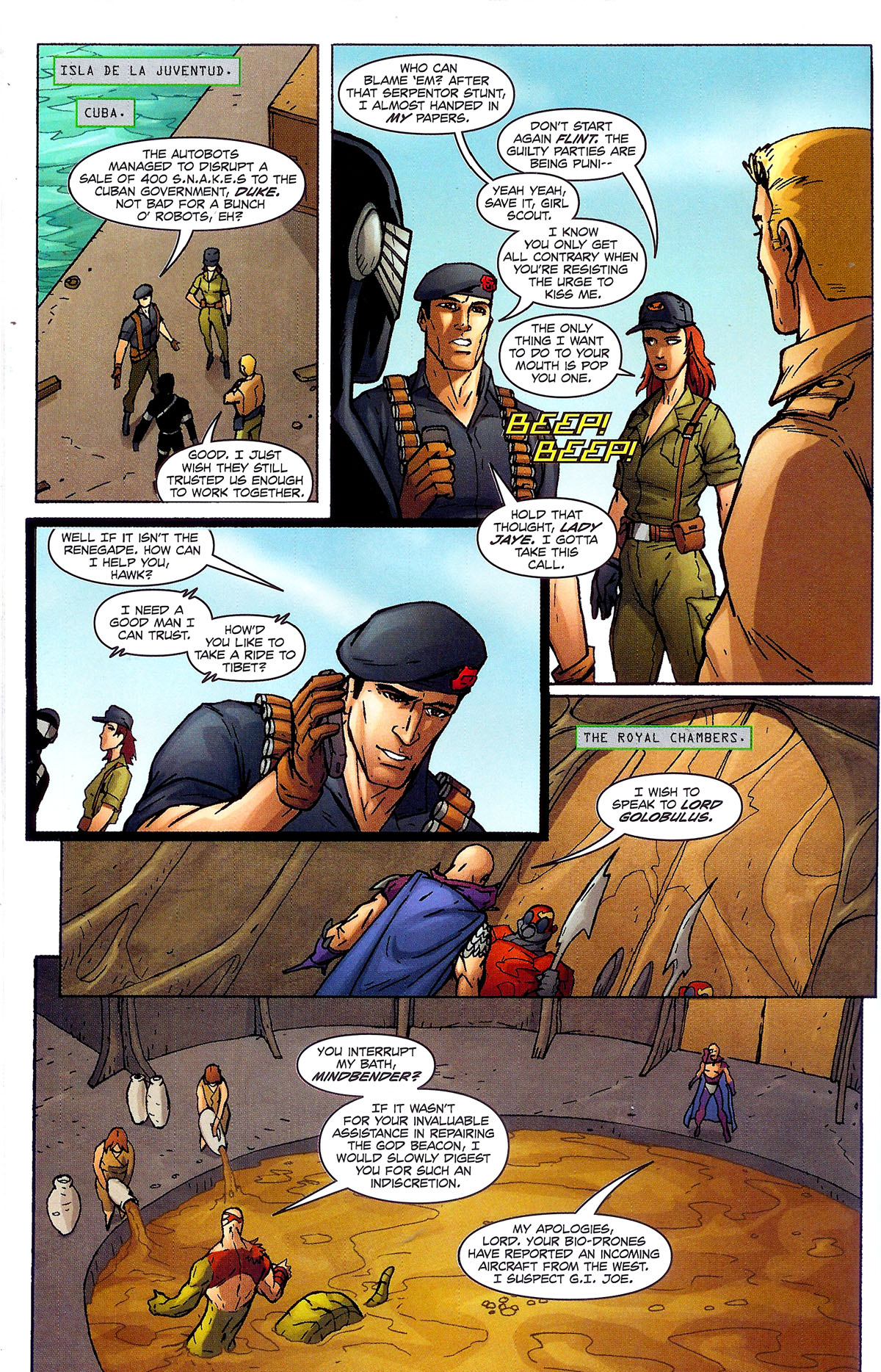 Read online G.I. Joe vs. The Transformers IV: Black Horizon comic -  Issue #1 - 23