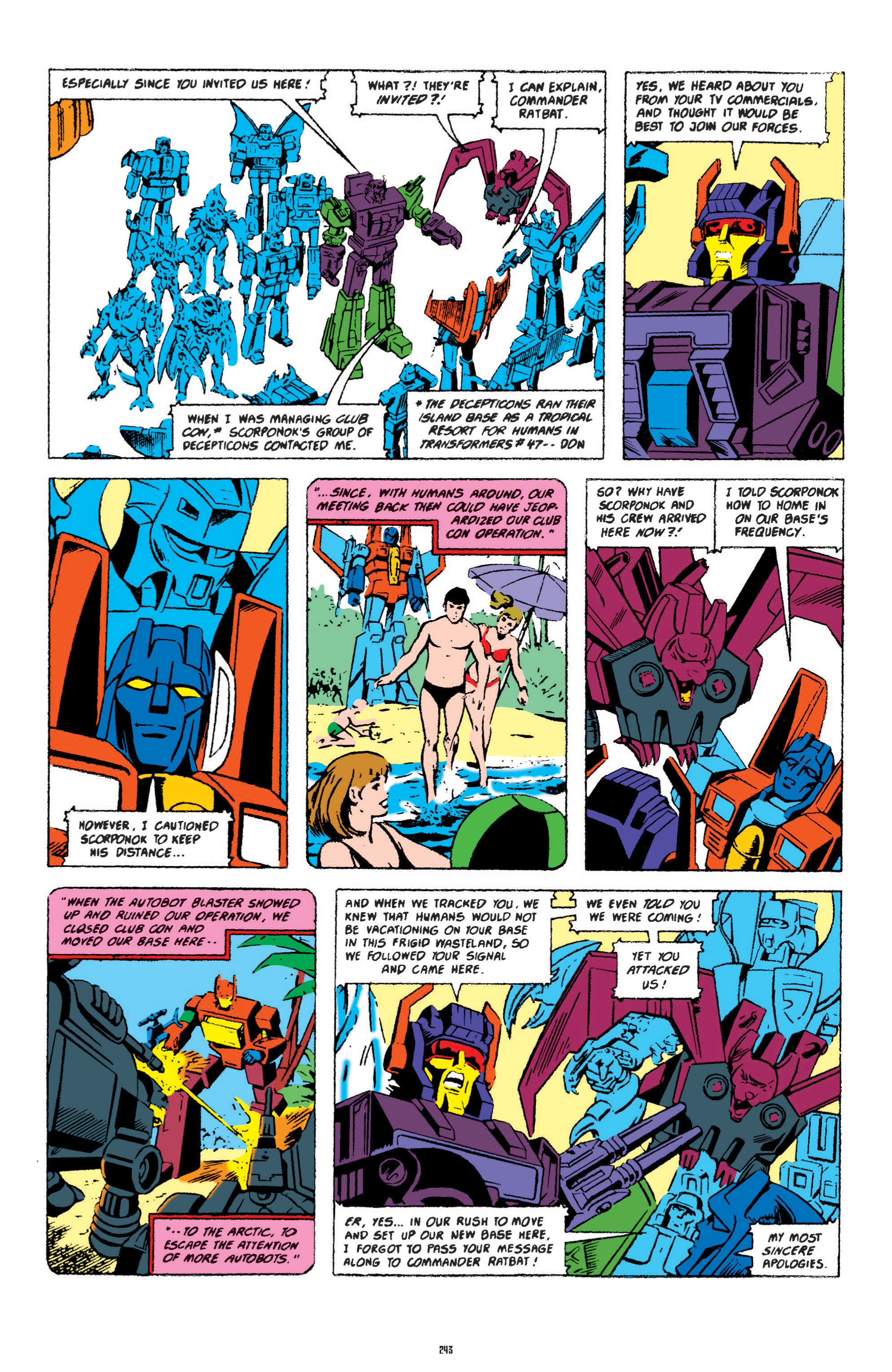 Read online The Transformers Classics comic -  Issue # TPB 4 - 244