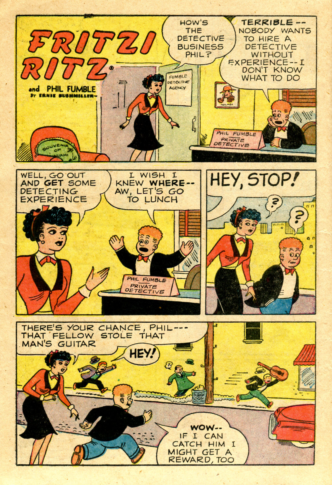 Read online Fritzi Ritz (1953) comic -  Issue #32 - 10