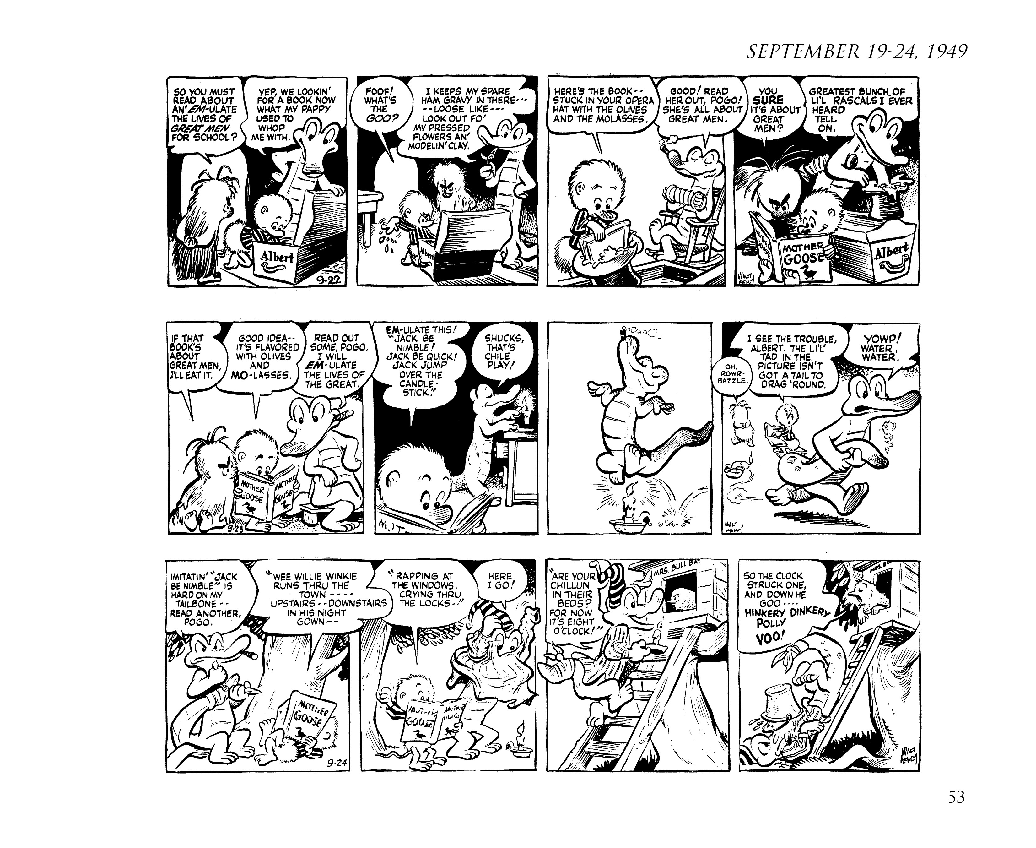 Read online Pogo by Walt Kelly: The Complete Syndicated Comic Strips comic -  Issue # TPB 1 (Part 1) - 71