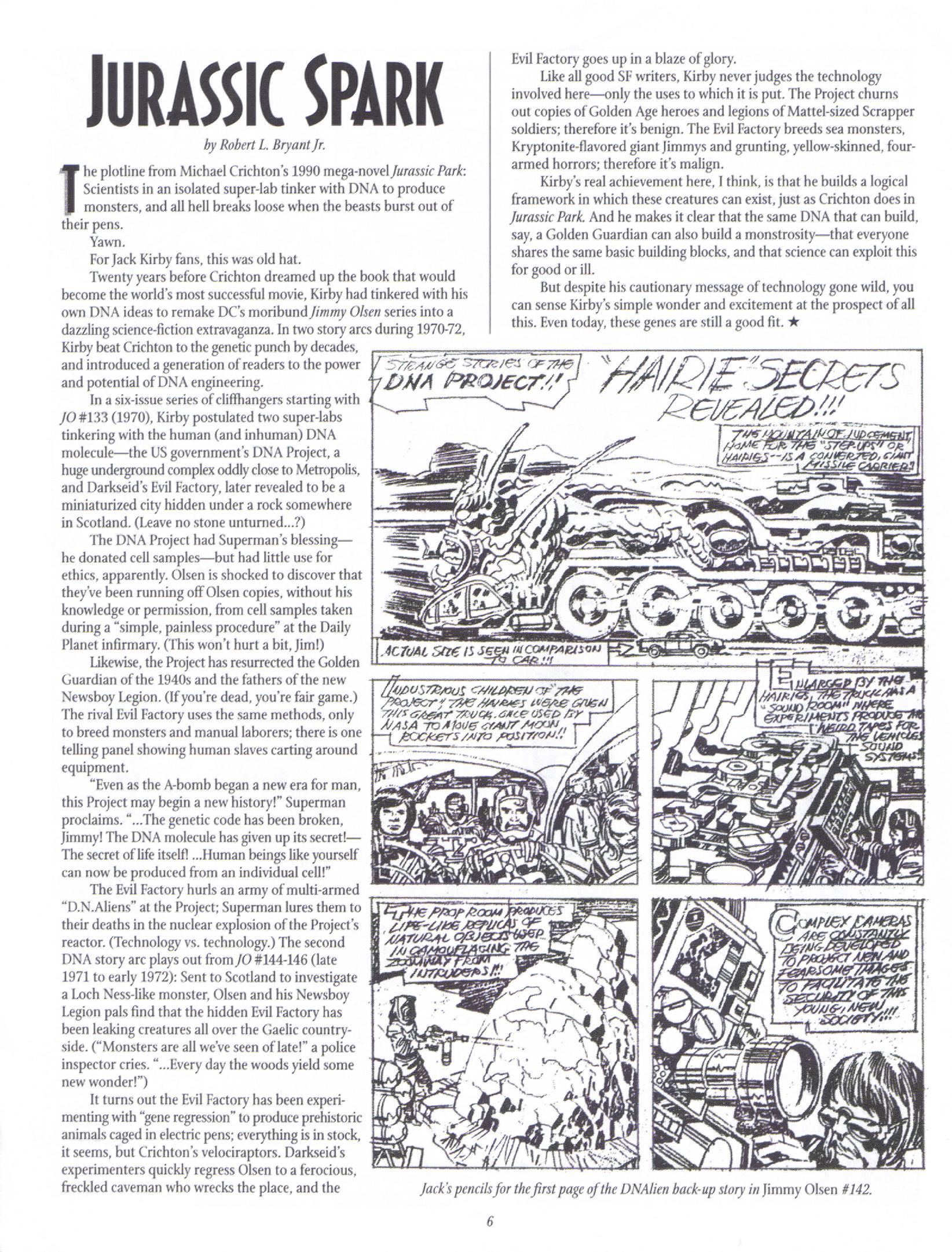 Read online The Jack Kirby Collector comic -  Issue #21 - 6