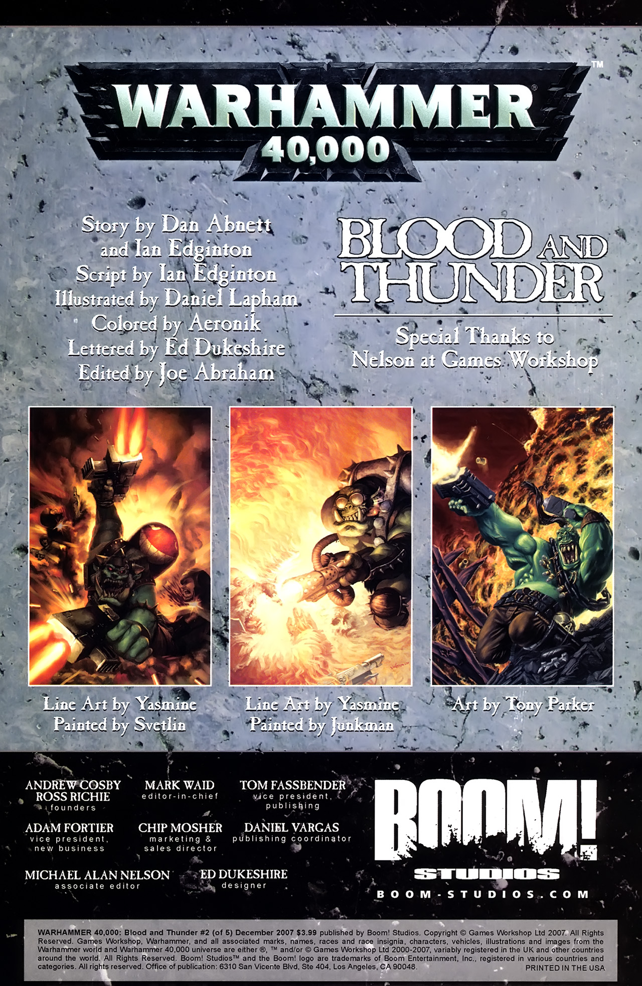 Read online Warhammer 40,000: Blood and Thunder comic -  Issue #2 - 2