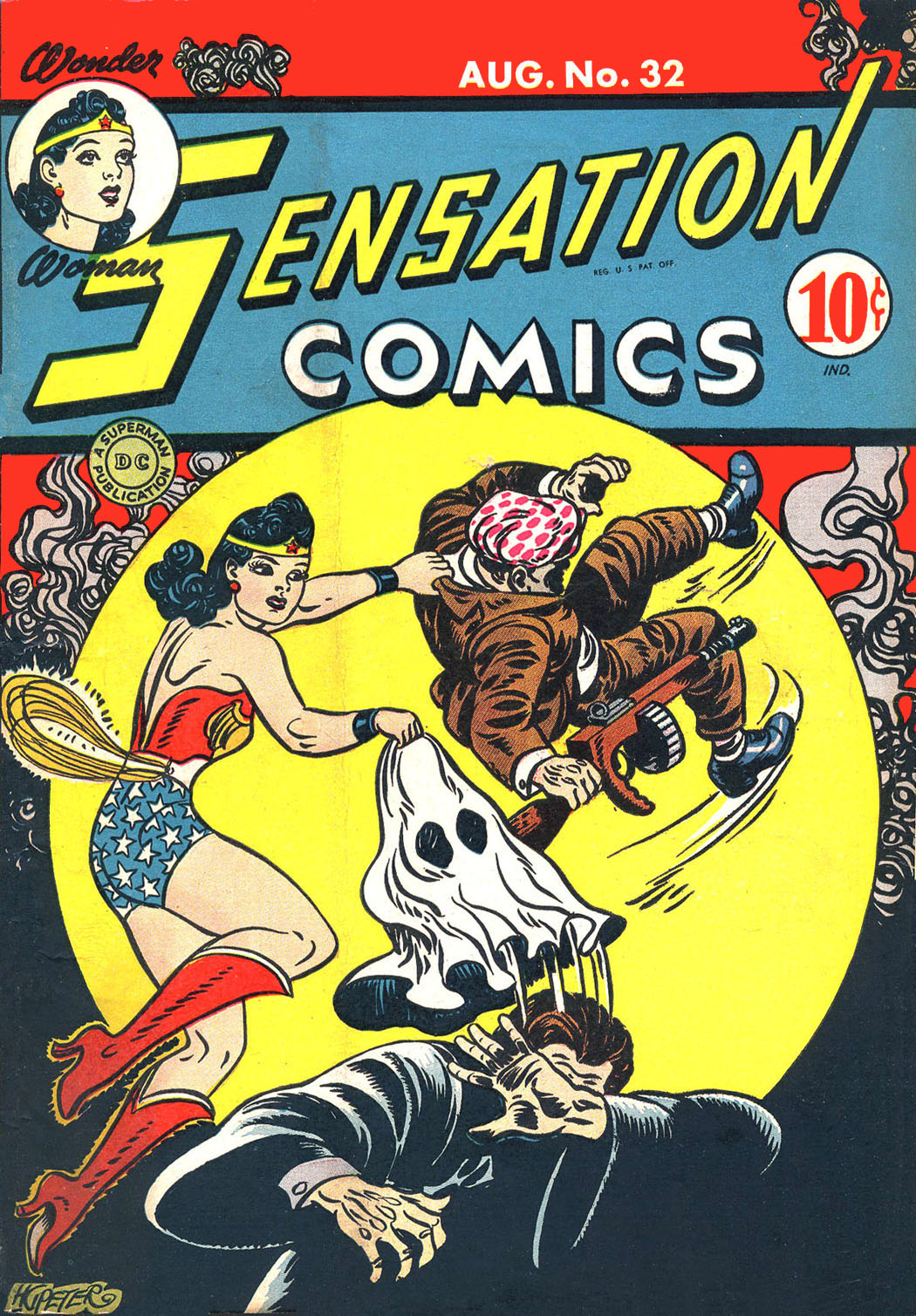 Read online Sensation (Mystery) Comics comic -  Issue #32 - 1