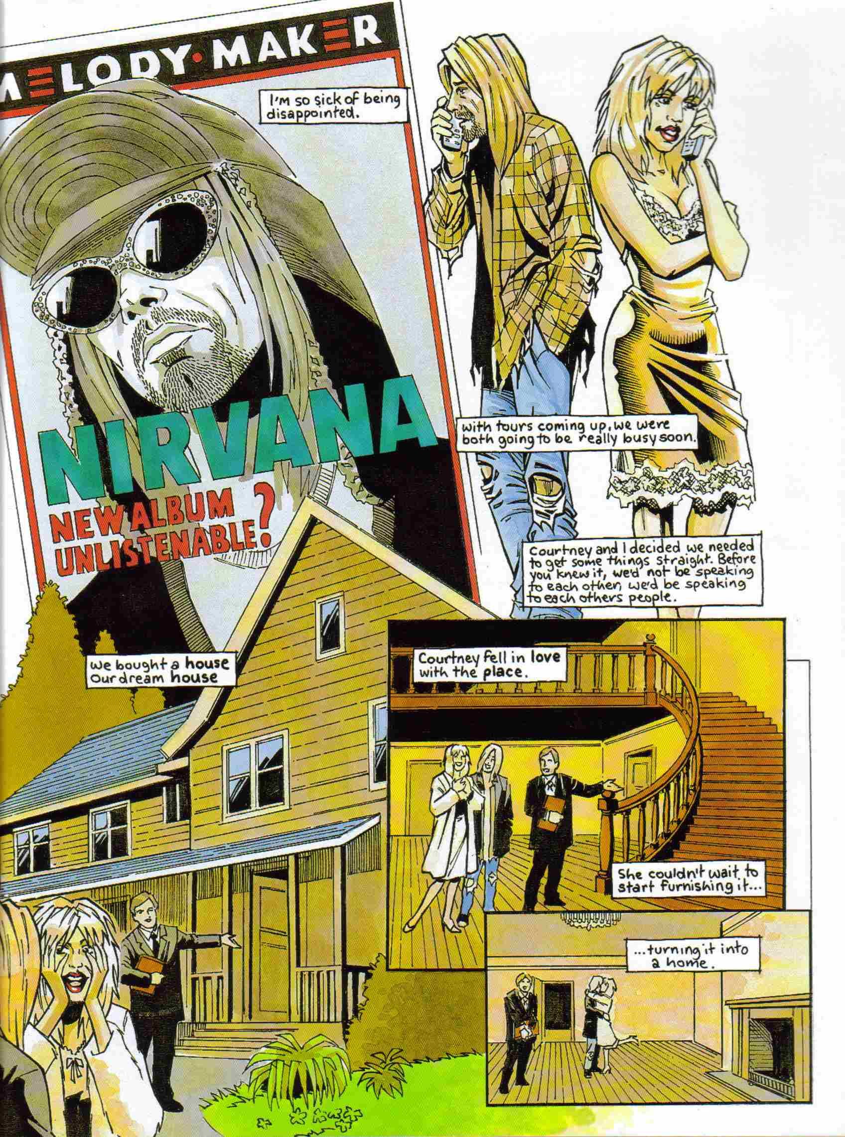 Read online GodSpeed: The Kurt Cobain Graphic comic -  Issue # TPB - 76