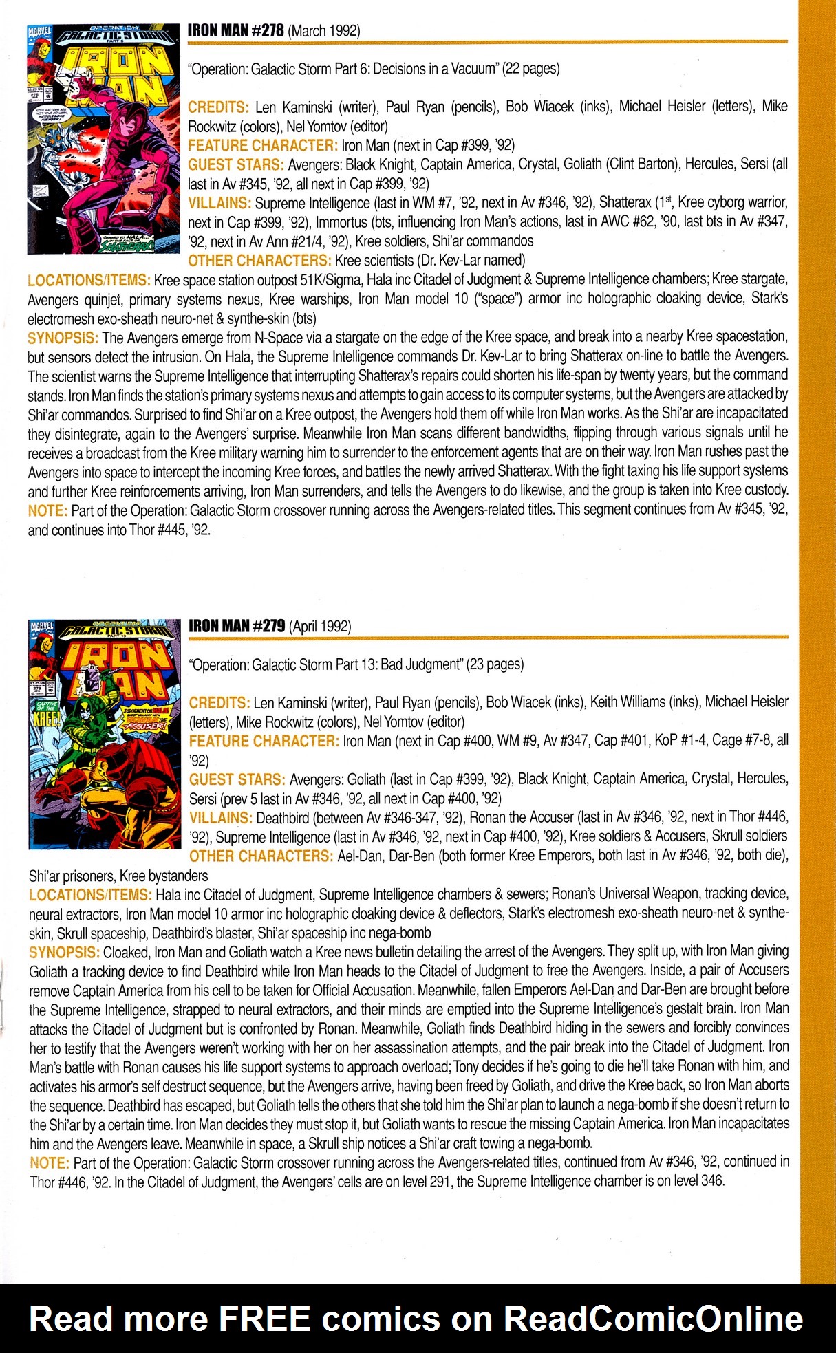 Read online Official Index to the Marvel Universe comic -  Issue #8 - 35