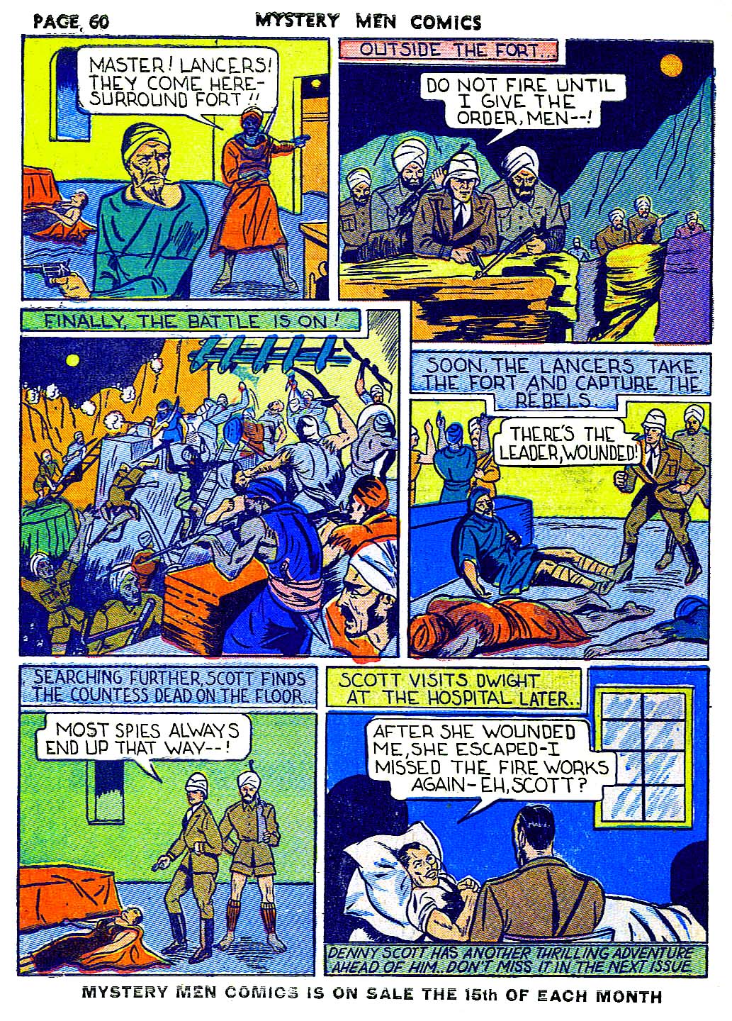 Read online Mystery Men Comics comic -  Issue #6 - 62