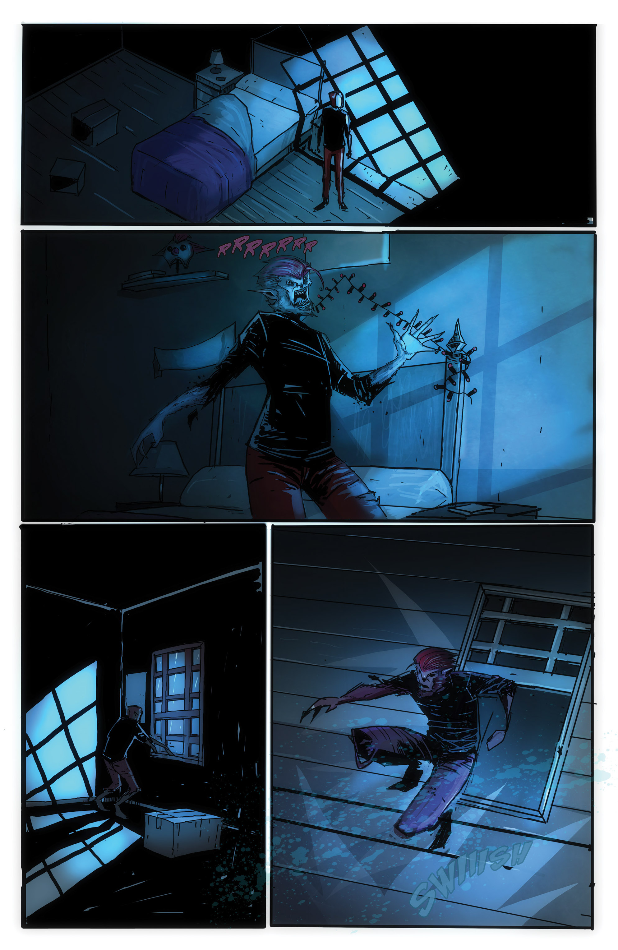 Read online John Carpenter Presents Storm Kids: Monica Bleue: A Werewolf Story comic -  Issue #2 - 22