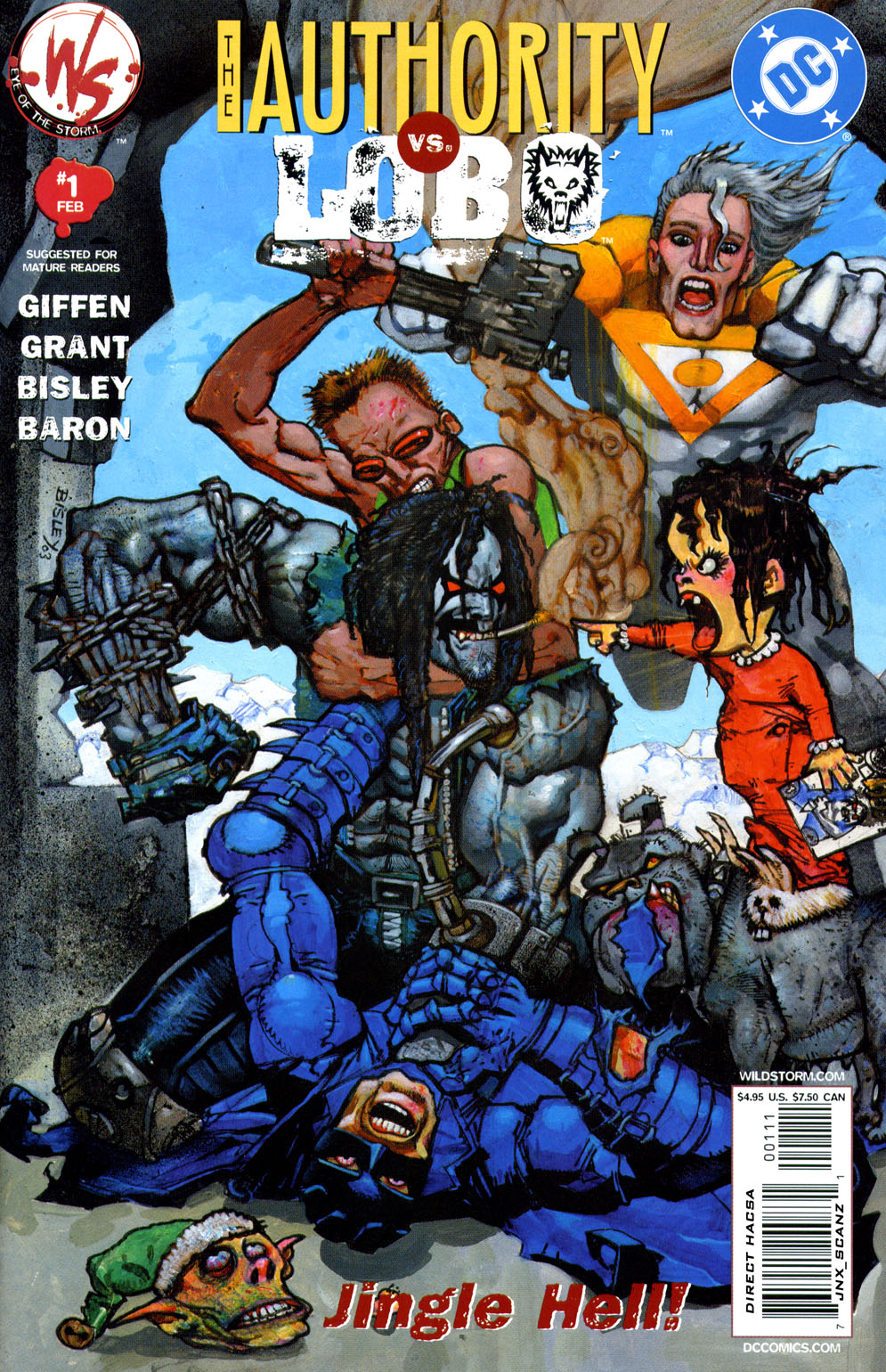 Read online The Authority/Lobo: Jingle Hell comic -  Issue # Full - 1
