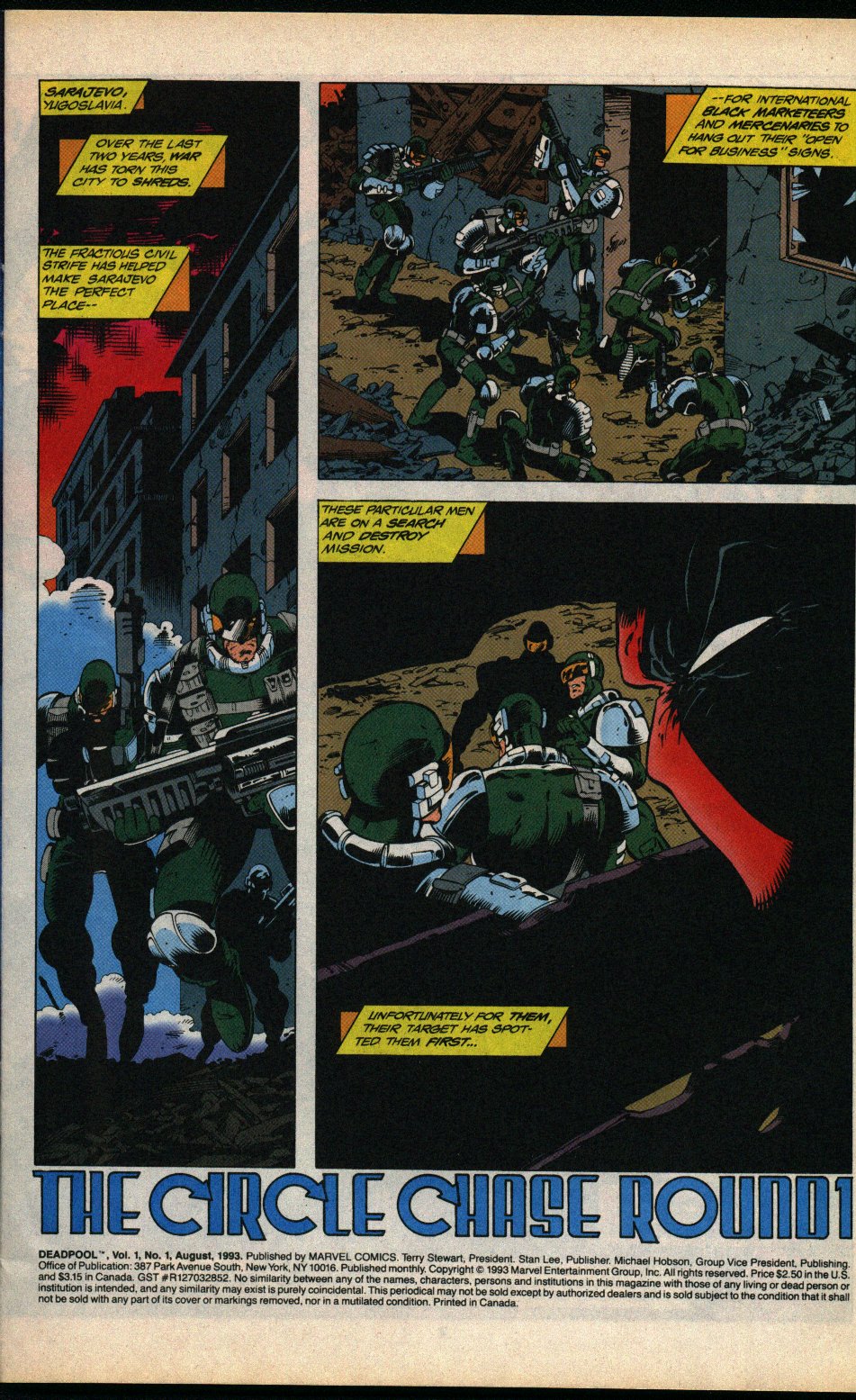 Read online Deadpool: The Circle Chase comic -  Issue #1 - 2