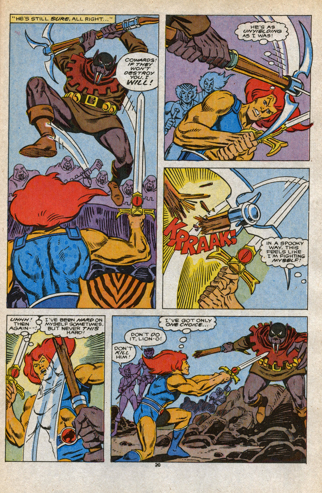 Read online ThunderCats (1985) comic -  Issue #11 - 29