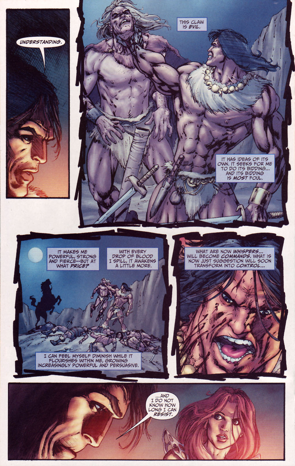Read online Red Sonja / Claw The Unconquered: Devil's Hands comic -  Issue # TPB - 17
