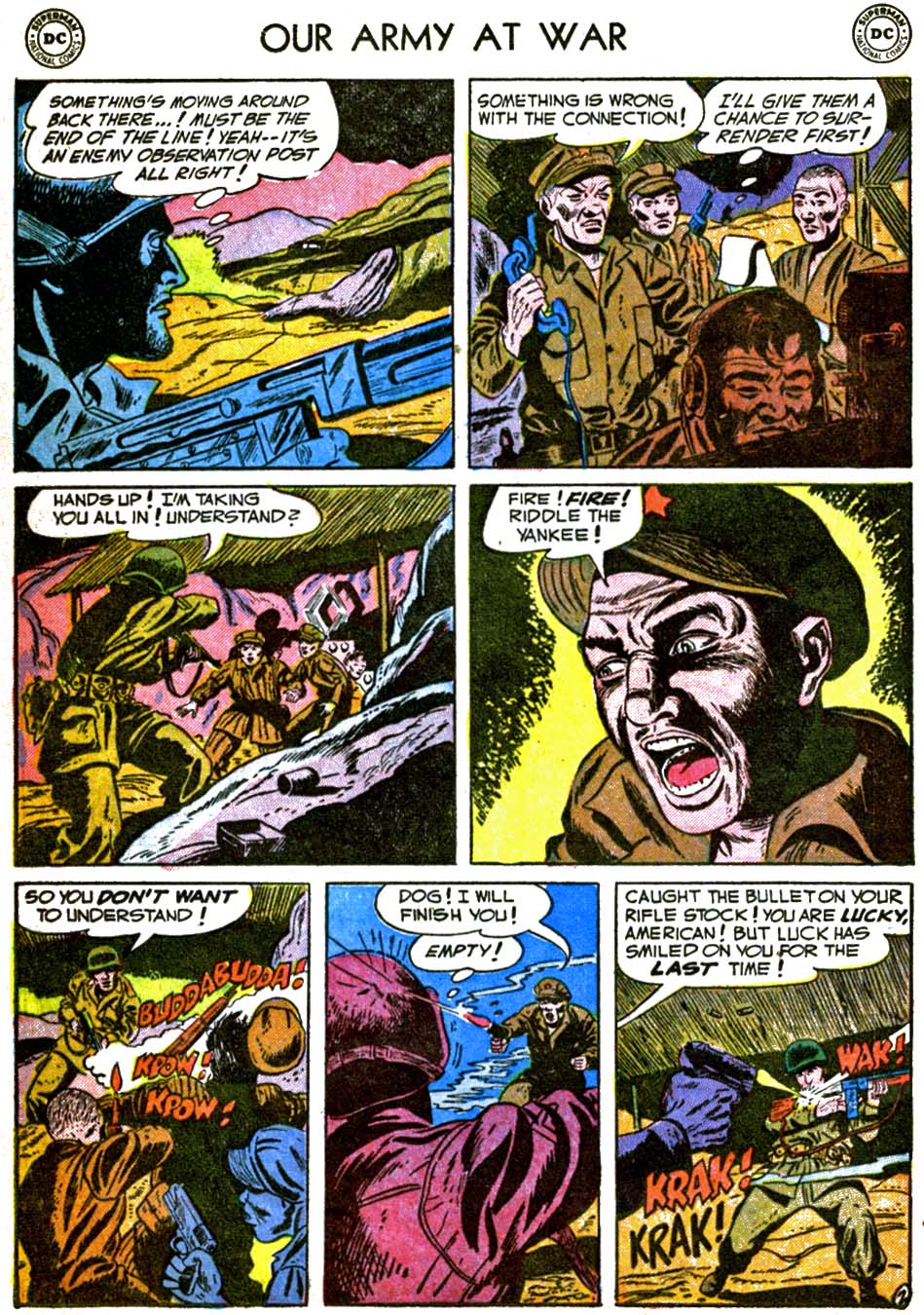 Read online Our Army at War (1952) comic -  Issue #6 - 20