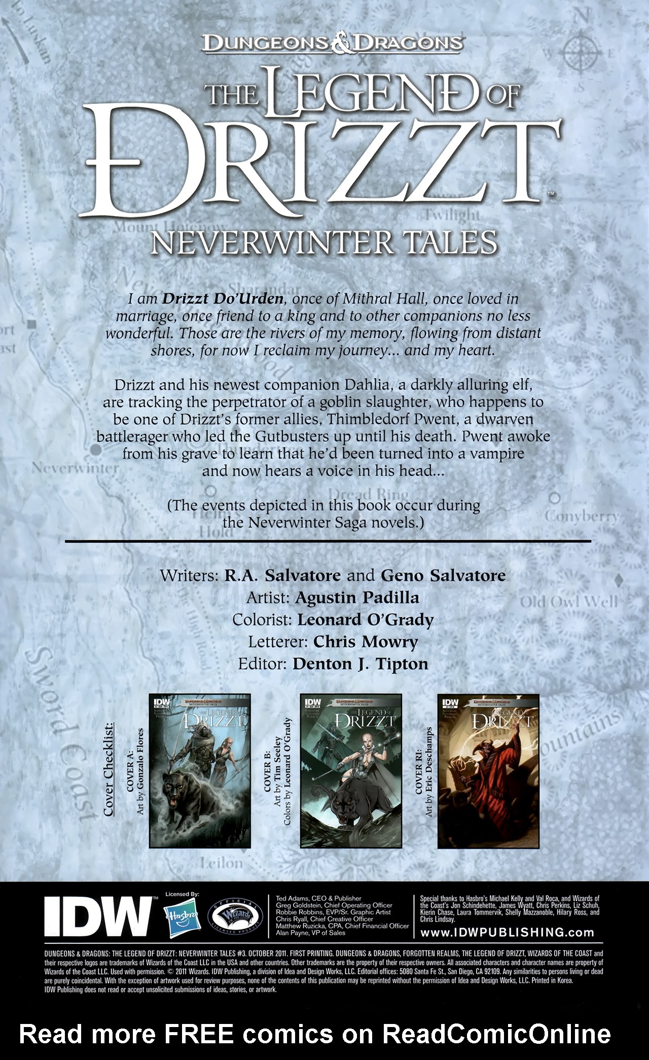 Read online Dungeons & Dragons: The Legend of Drizzt: Neverwinter Tales comic -  Issue #3 - 3