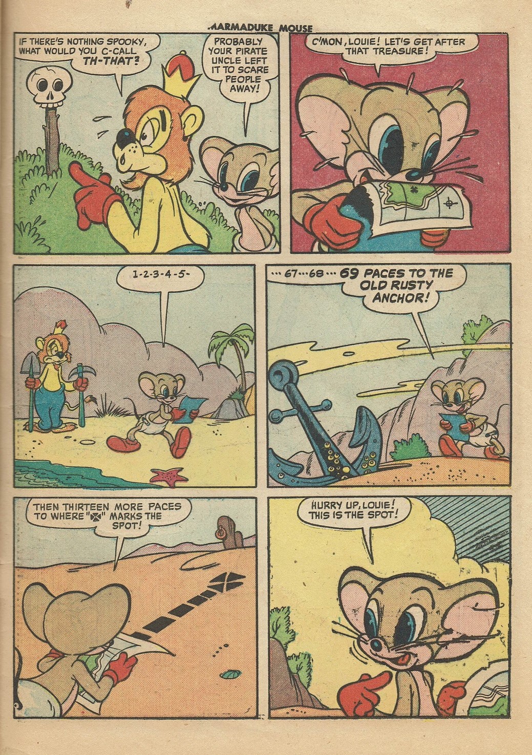 Read online Marmaduke Mouse comic -  Issue #22 - 35