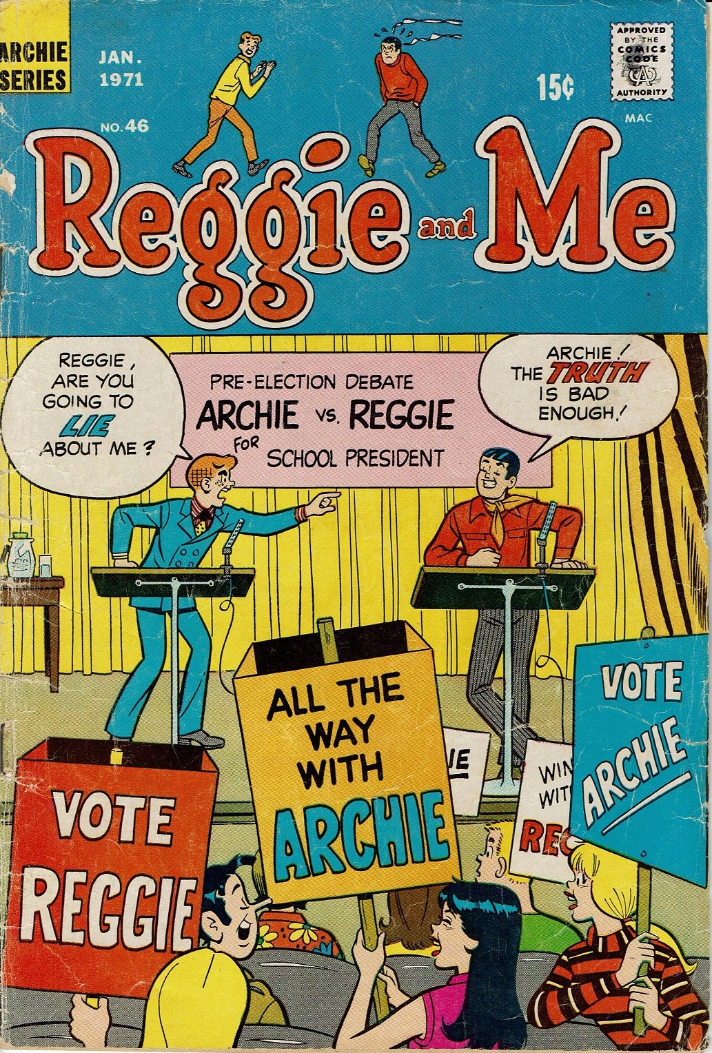 Read online Reggie and Me (1966) comic -  Issue #46 - 1