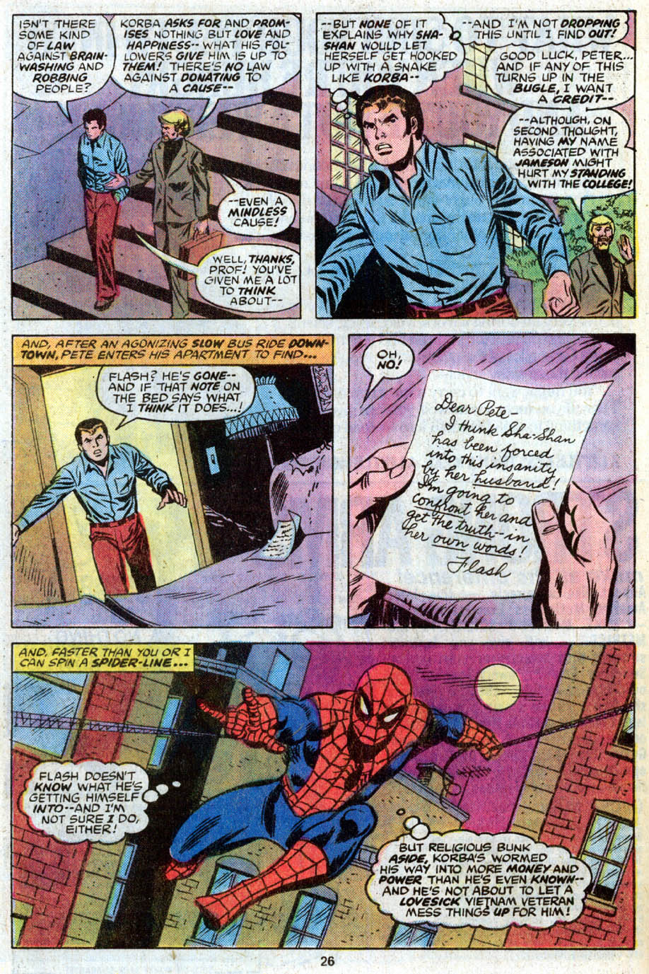 Read online The Spectacular Spider-Man (1976) comic -  Issue #12 - 15