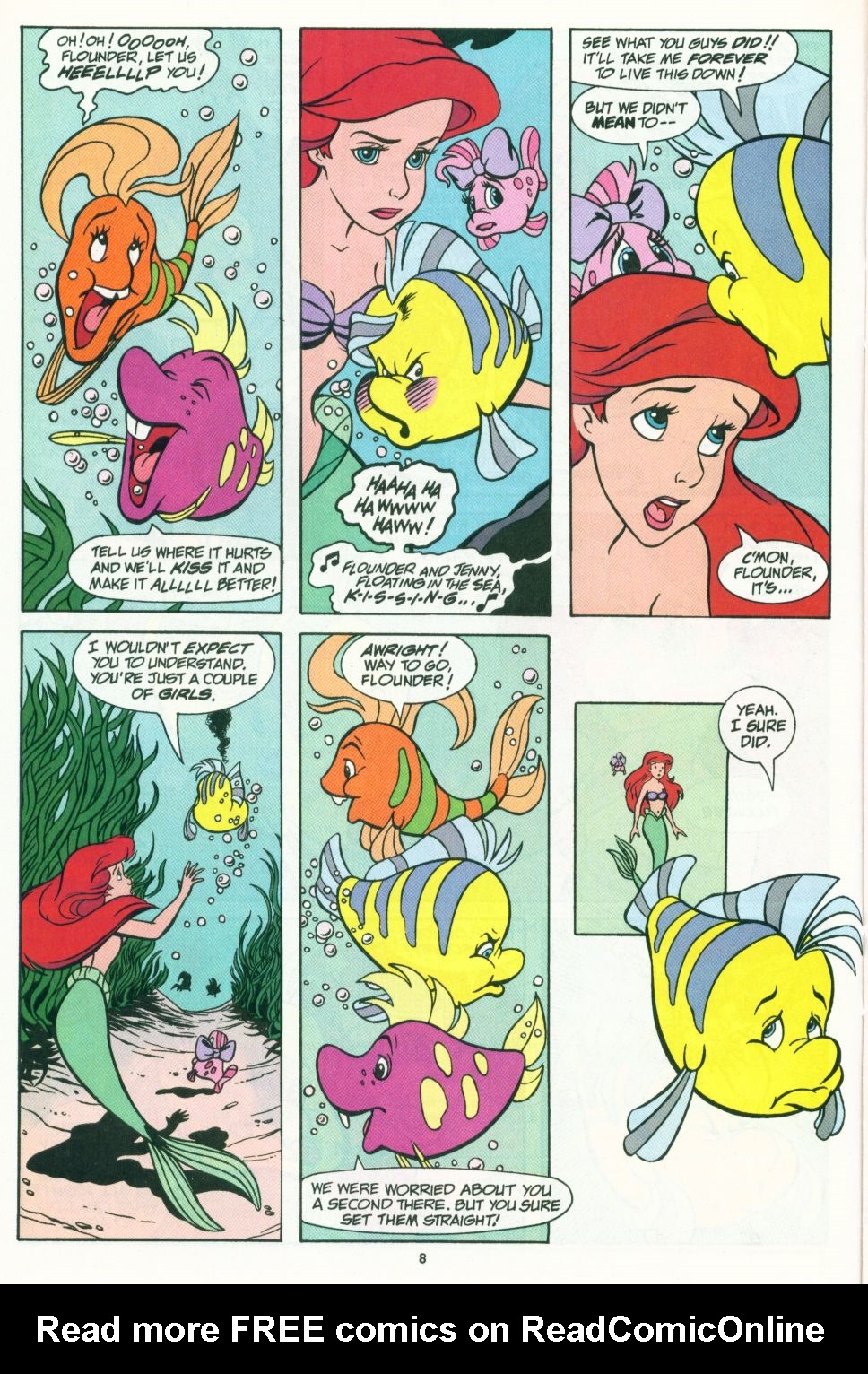 Read online Disney's The Little Mermaid Limited Series comic -  Issue #3 - 9