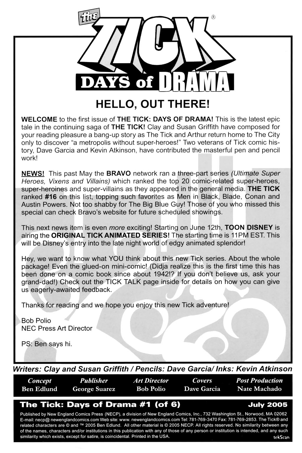 Read online The Tick: Days of Drama comic -  Issue #1 - 3
